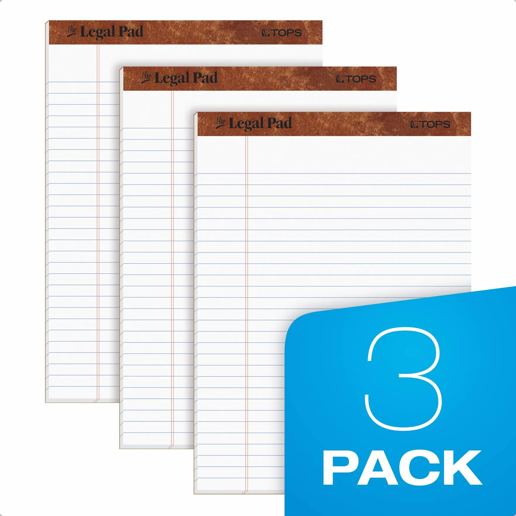 Legal Pad 50 fogli bianco 8.5 x 11.75