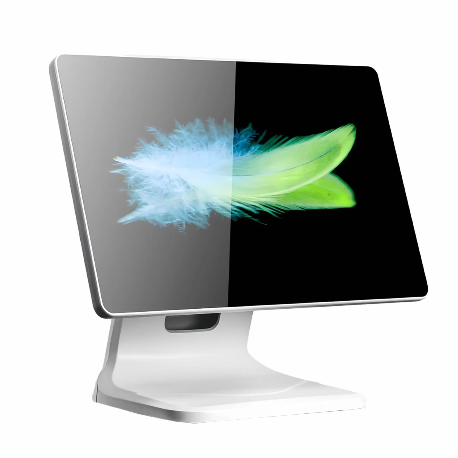 Sistemi POS per PC con Touch Screen da 15,6 Pollici, Sistemi POS con Registratore di Cassa Touch Screen Intelligente Tutto in Uno, CPU-i3 4g + 64g per Ristoranti Aziendali, 1920 * 1080 Pixel