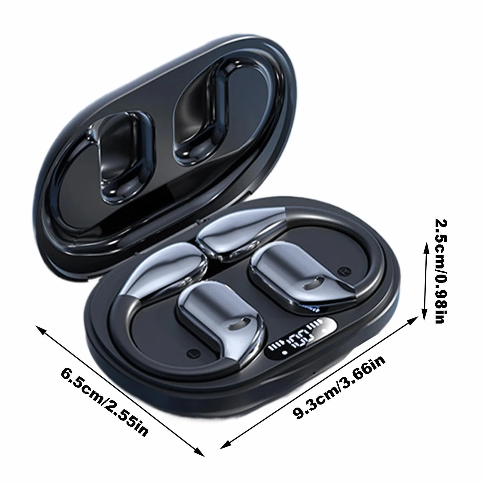 Language Translator Headphones, Real-Time 144 Language Translator, Wireless Translator Earphones, Sports Headphones With Battery Display, Language Translation Earphones, Wireless Earphones For Travel