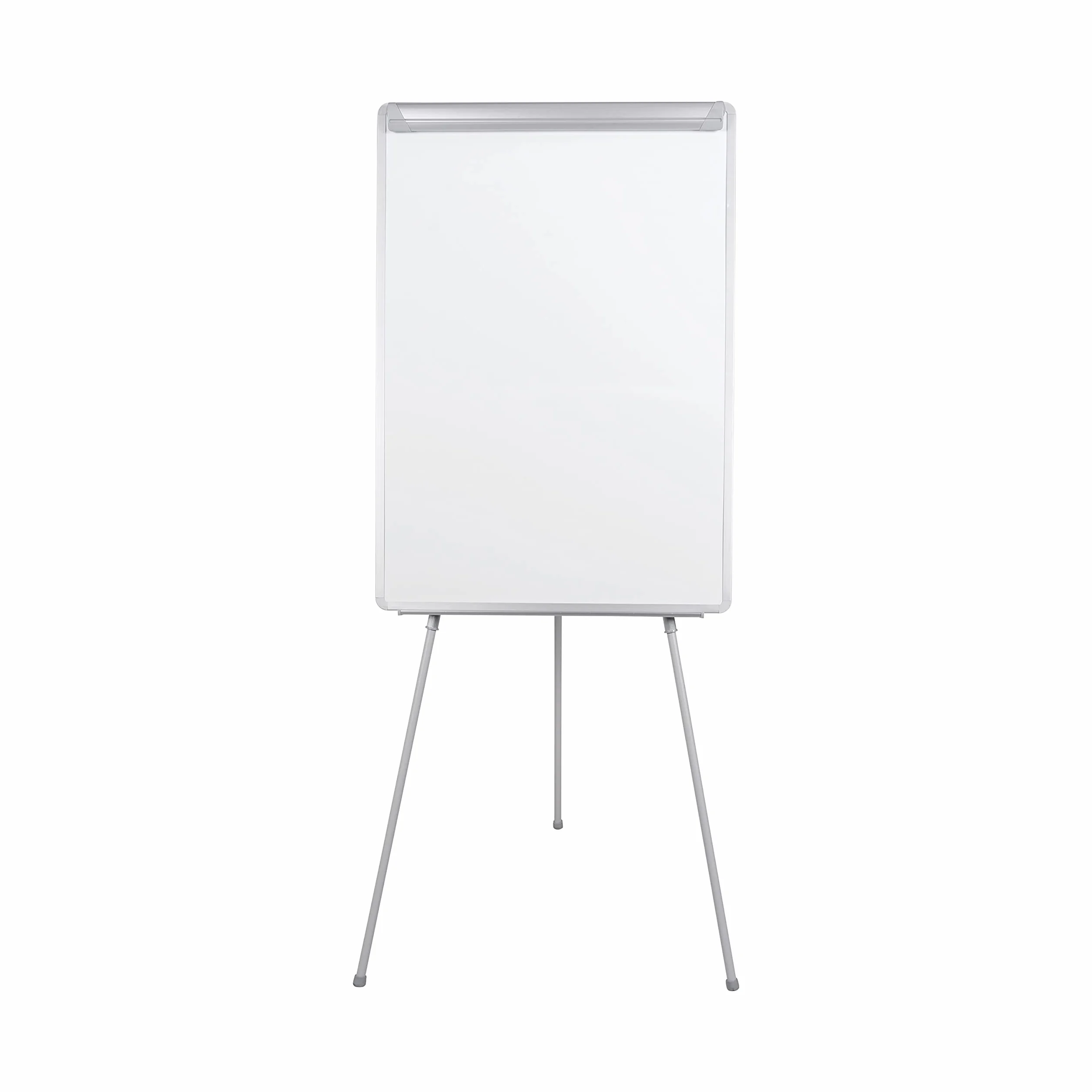 Bi-Office Lavagna Portablocco Magnetico Con Bracci Estensibili, Cavalletto Treppiedi Easy, Cornice in Grigio, Dimensioni Pannello A1 600 x 850 mm