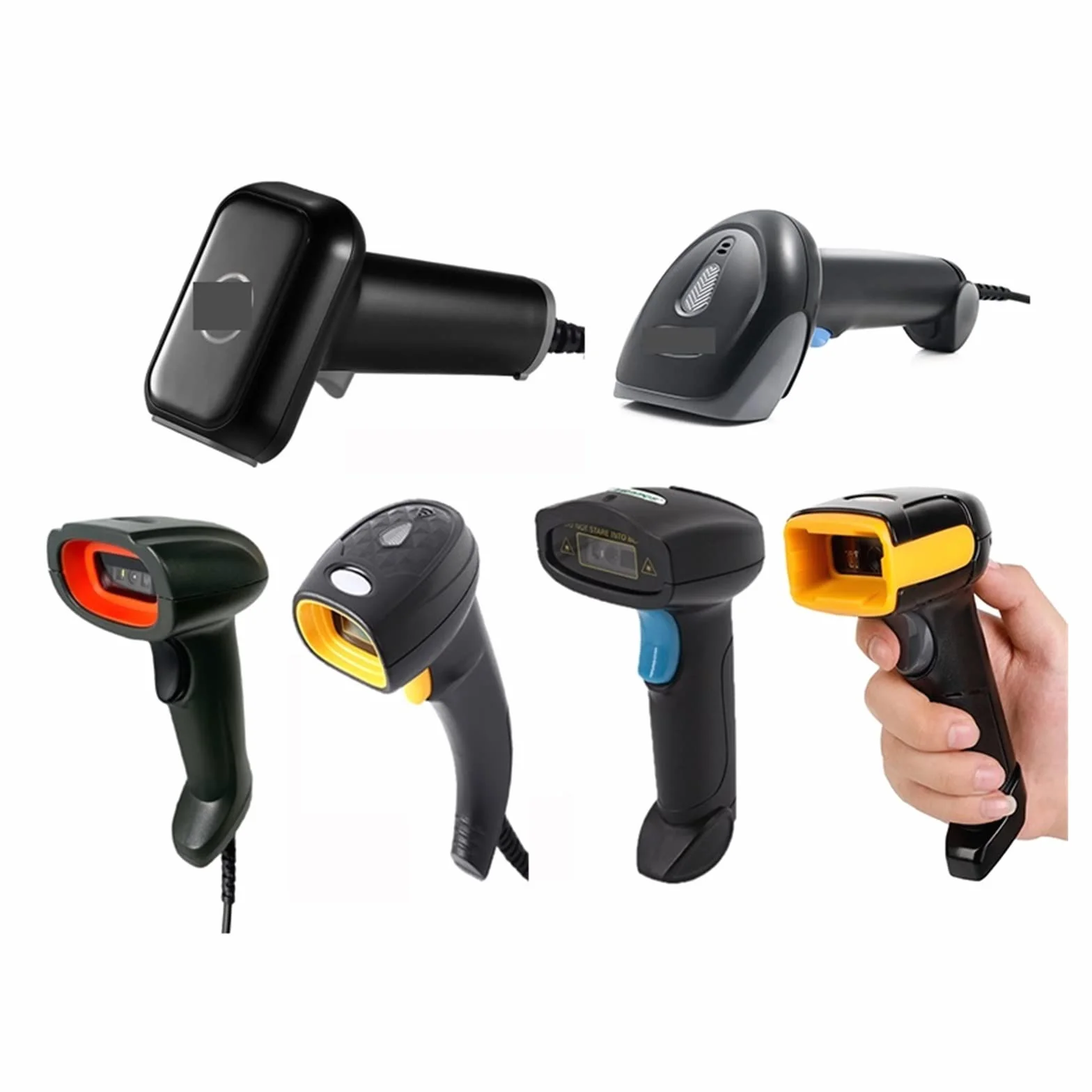 Scanner a Barre a Barre con Scanner a Barre 2D 1D/2D QR Codice Lettore Portatile USB Cablato for l'inventario Pos terminale(HBA-26 Wired)
