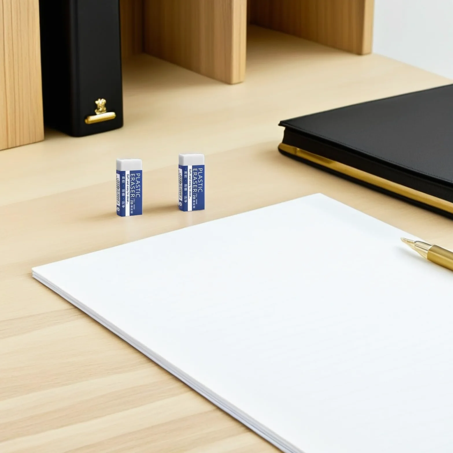 90pezzi Gomme Bianche da Disegno in Polimero Morbido per Studenti Ufficio Arte Cancellano Efficacemente Segni di Matita senza Strappi Design Semplice ed Elegante Confezione