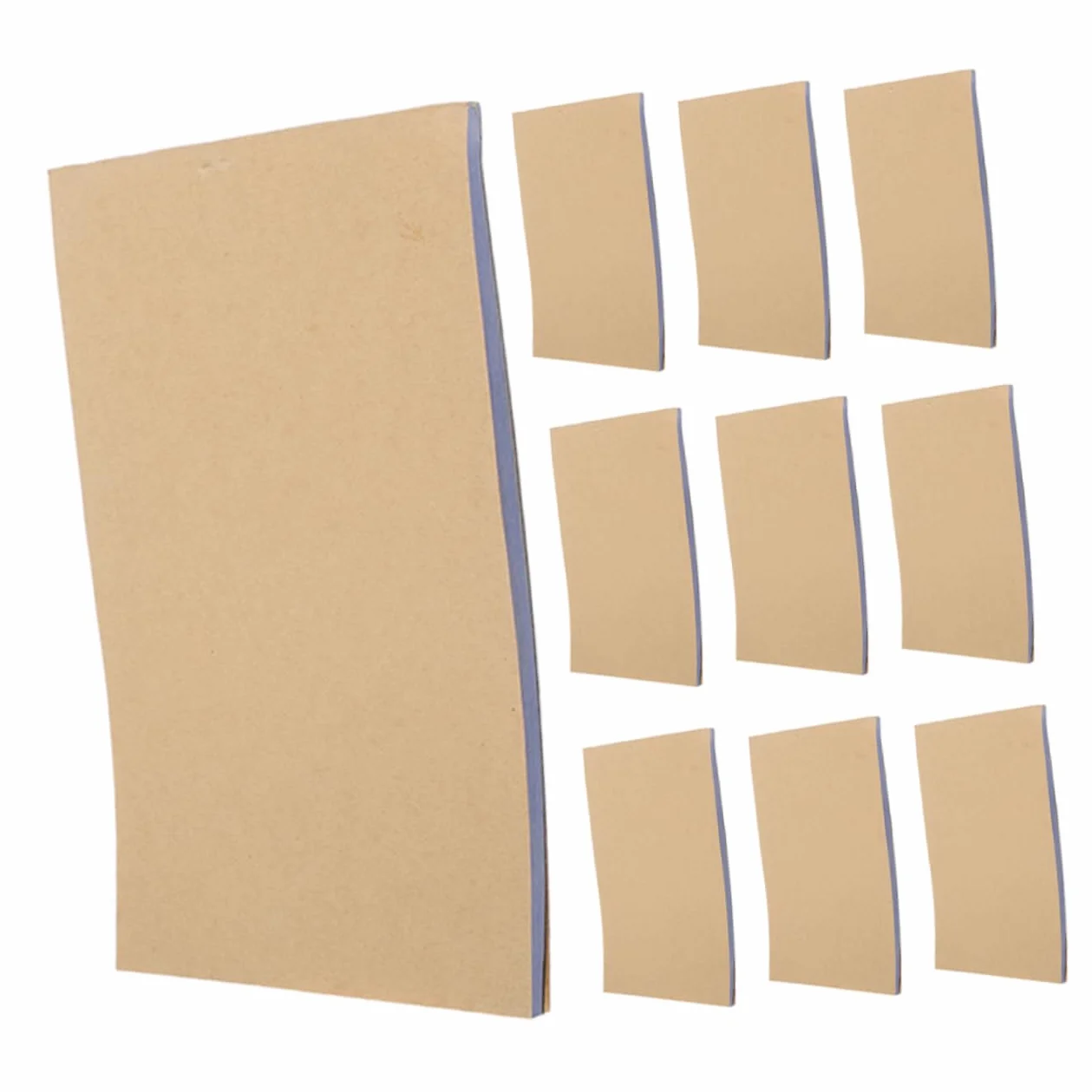 10pezzi Di Carta Kraft Da Blocco Note Vuoto Per Appunti Per Scrivere Per Contabilità e Registrazione