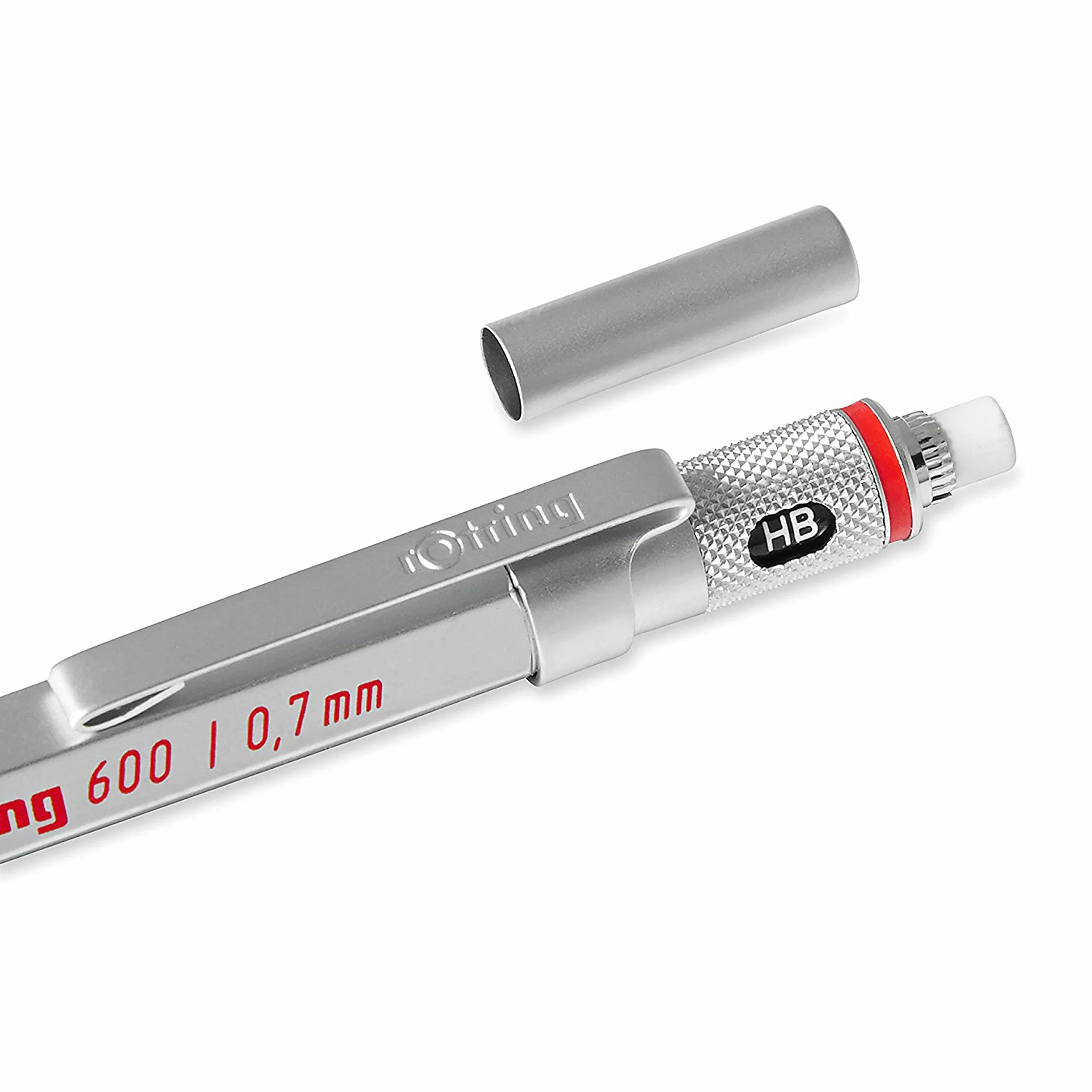 rOtring 600 matita meccanica HB 0,7 mm Argento