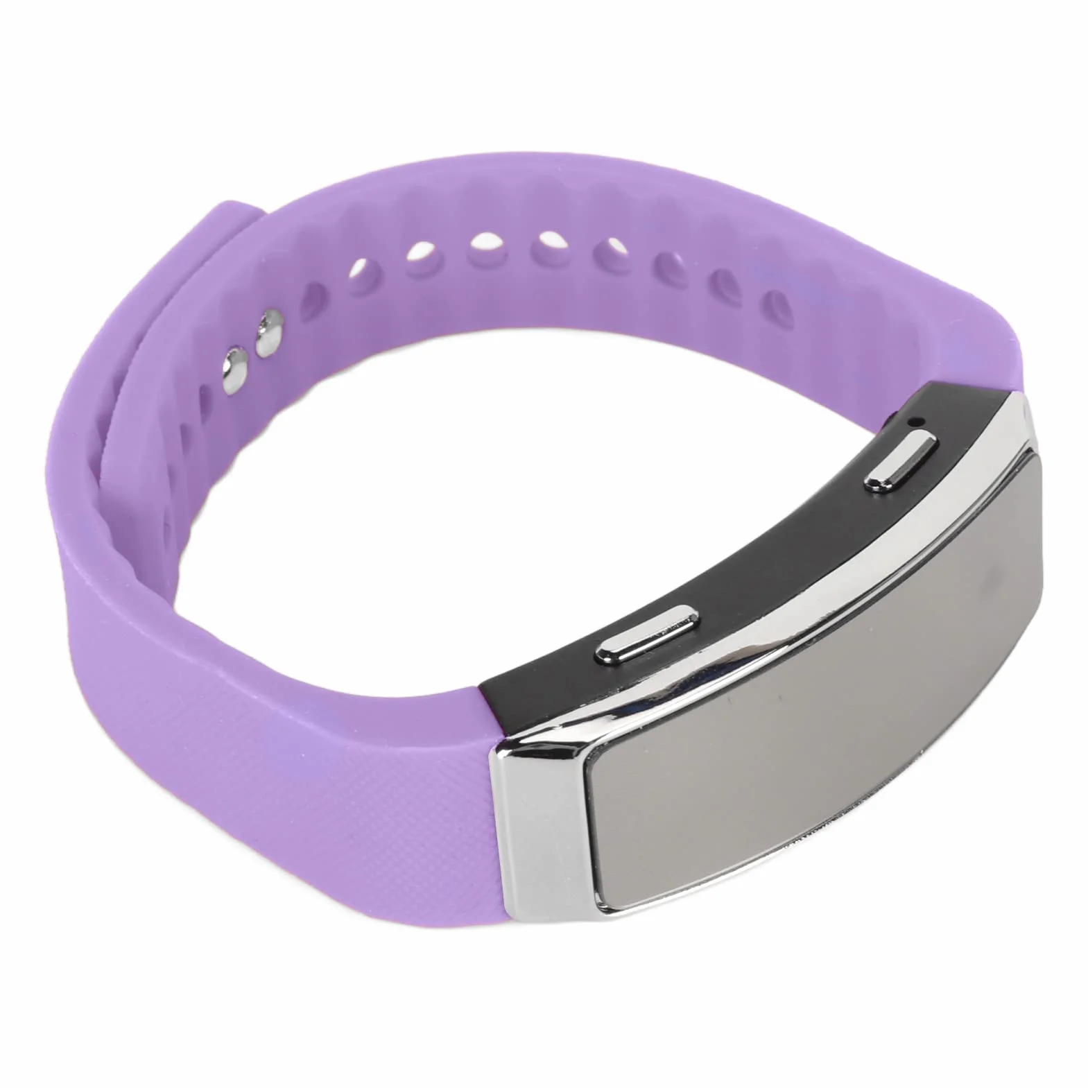 Orologio con Registratore Vocale Digitale, Registratore Vocale Portatile da Polso con Timestamp, Braccialetto con Registratore Audio con Riduzione del Rumore (Viola)