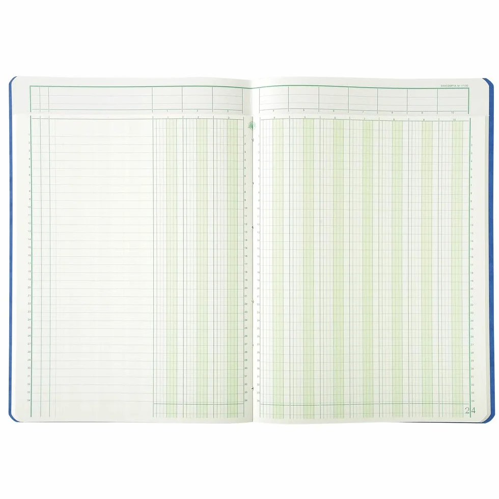 Piqure 29,7x21cm a tete paresseuse 10 colonnes sur 2 page 34 lignes 80pages
