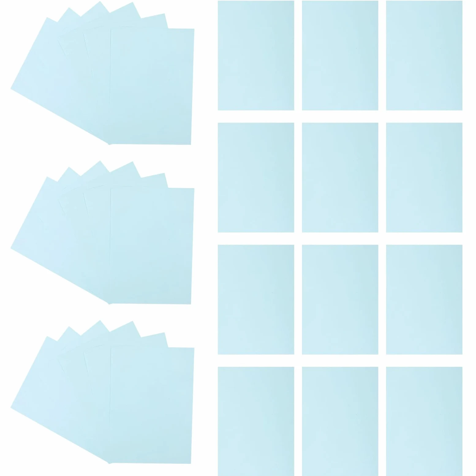 Carta per Fotocopie Colorata Blu A4 70 G/M² – 200 Fogli Sfusi per Stampante Fronte-Retro Carta per Origami Resistente Adatta a Ufficio Scuola e Artigianato