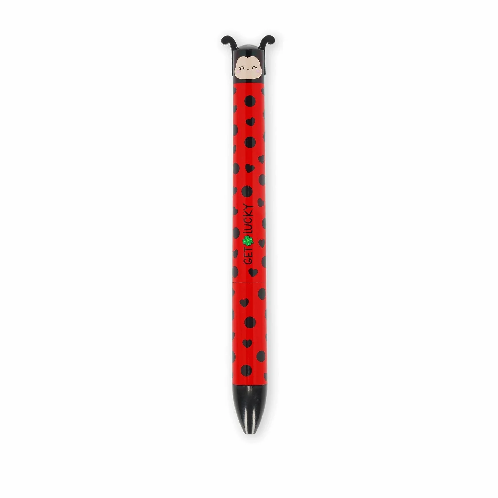 Legami Penna Click&Clack Bicolore Ladybug 1 mm
