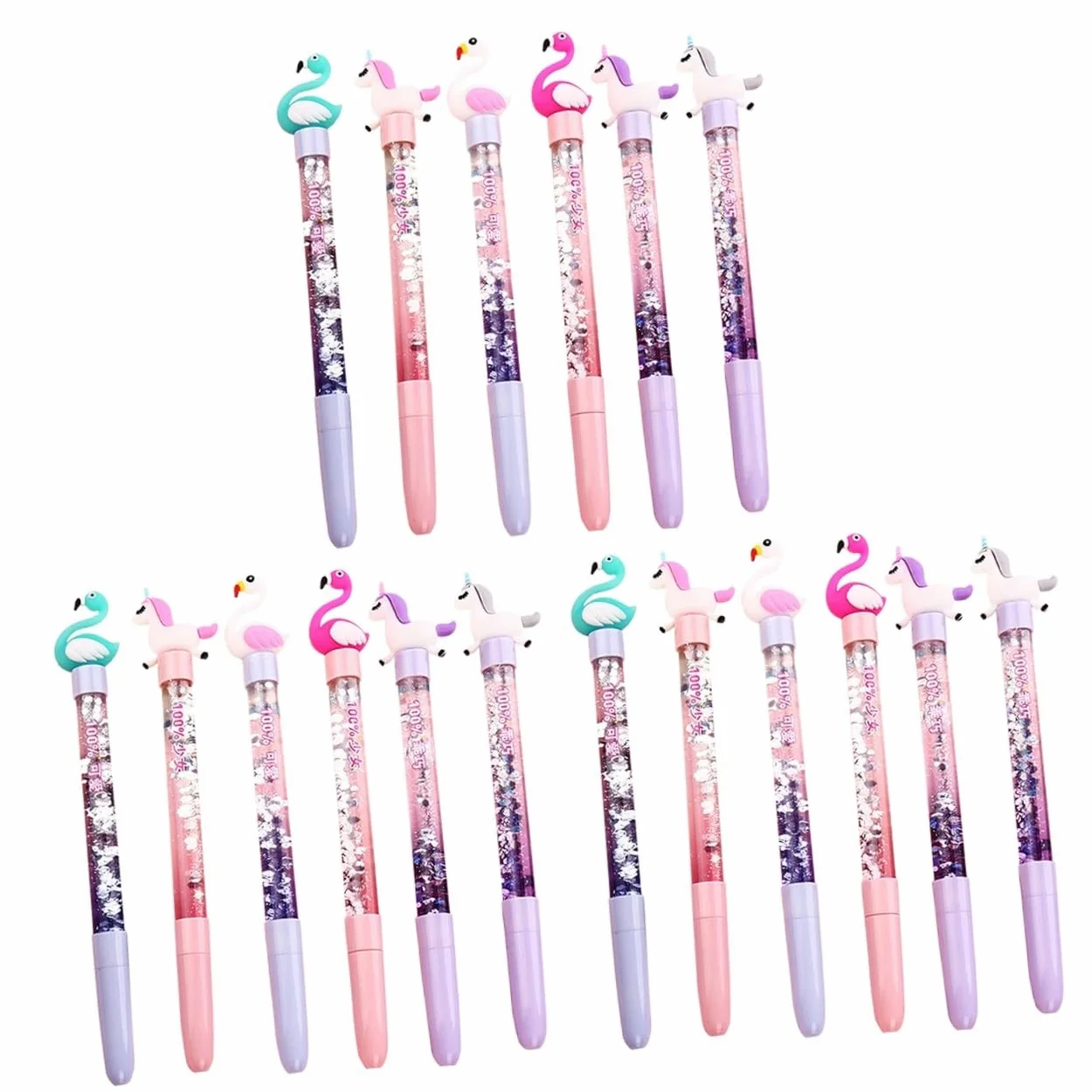 STOBOK 3 Set 0 05 Mm Punta Fine Penna Gel Creativa Cigno per Studenti Scrittura Impugnatura Comoda E Robusta Inchiostro Nero Cancelleria per Studenti 6 Pezzi * 3
