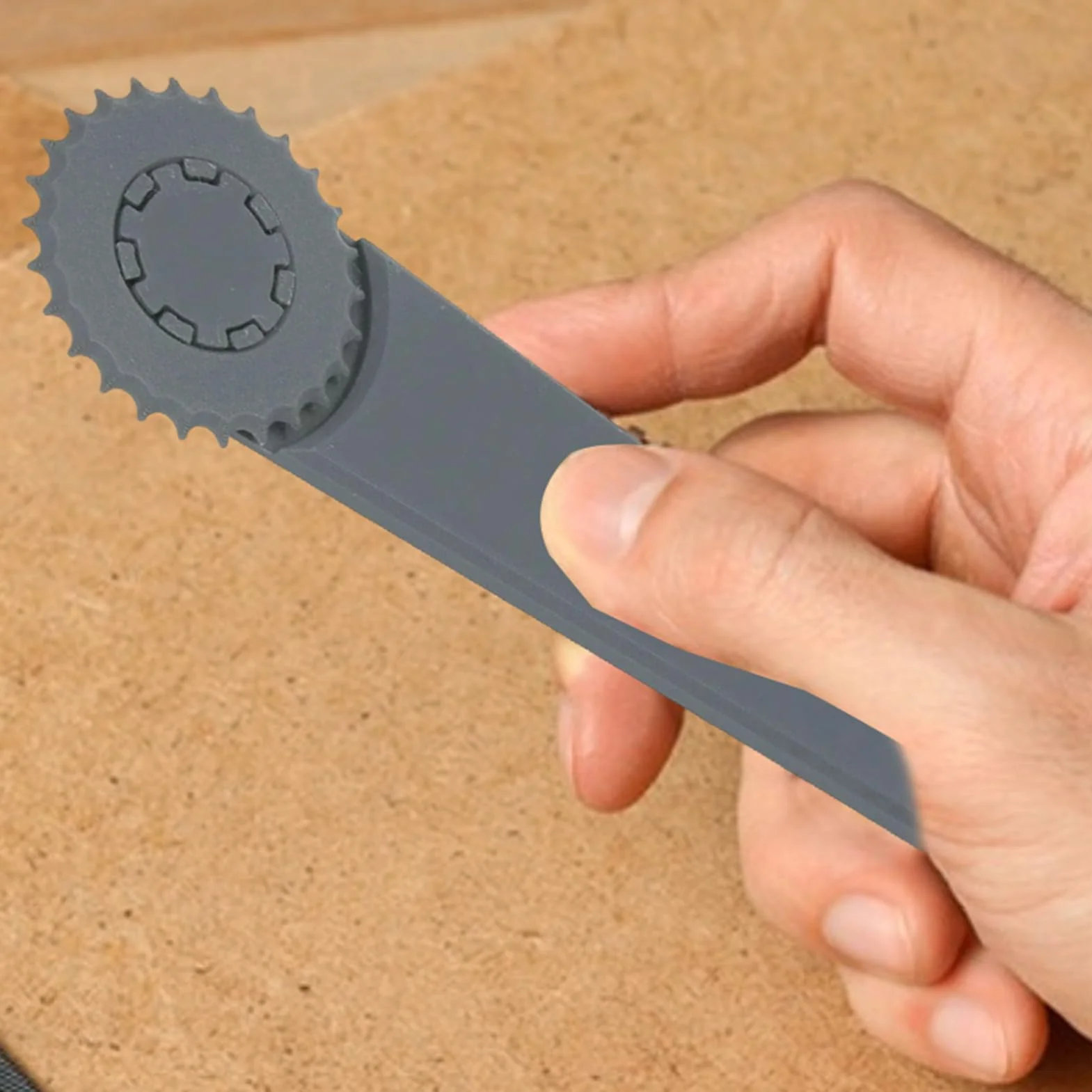 Strumento di ridimensionamento scatole, segnapunti portatile con rotella misurazione per taglio cartone, riduzione scatola per spedizione stoccaggio imballaggio trasloco casa