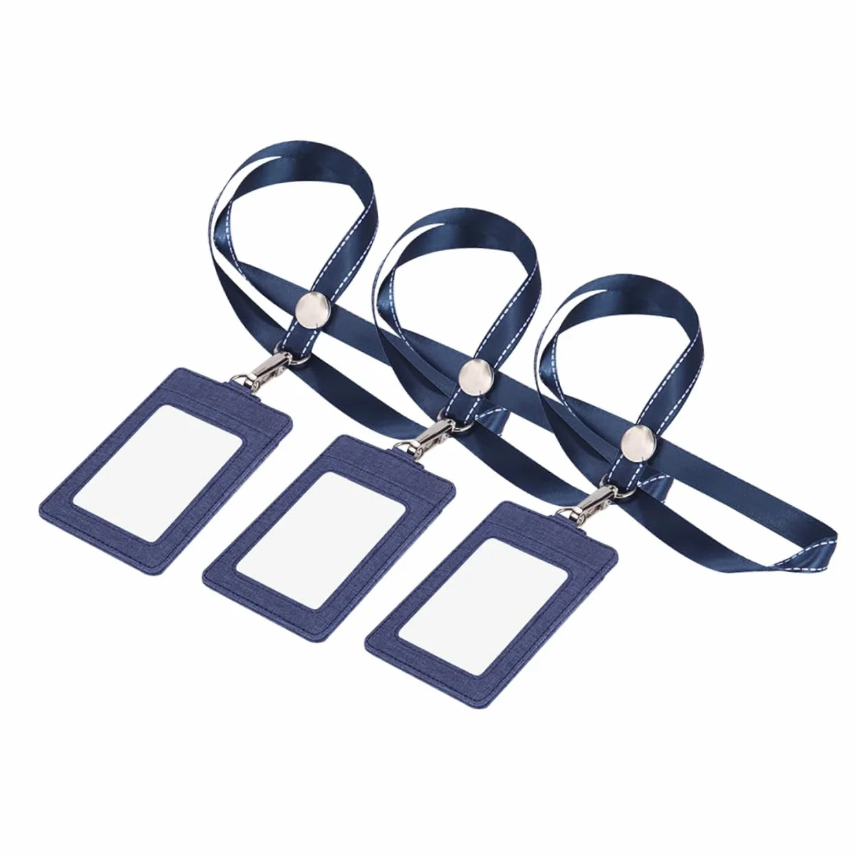 NUOBESTY 9pezzi Badge Pu Con Laccetto Staccabile Custodia Per Del Bus e Documenti Design Scuola e