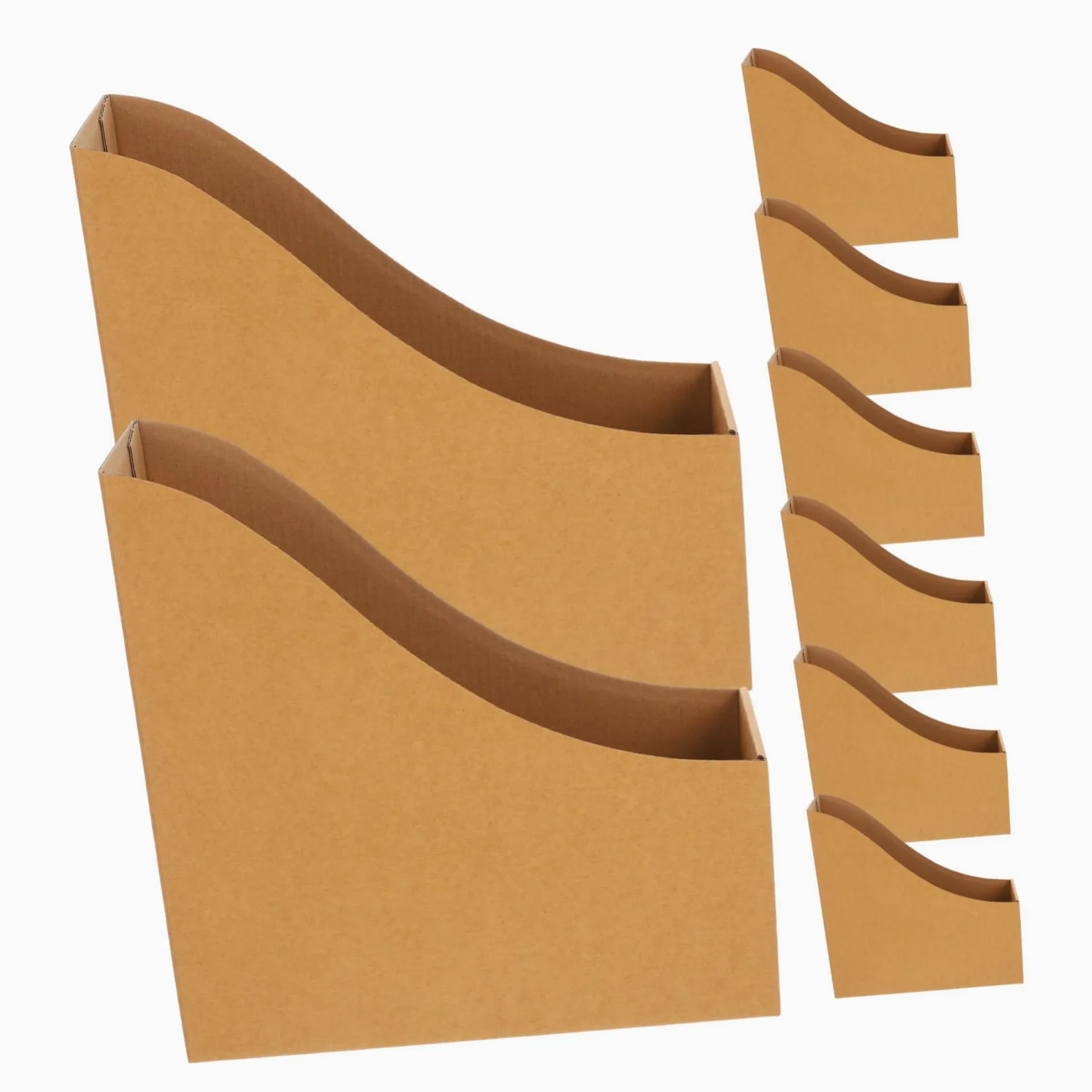 8pezzi Organizzatore Portariviste Kraft Per e Scuola Facile Per e Documenti Design Scrivanie e
