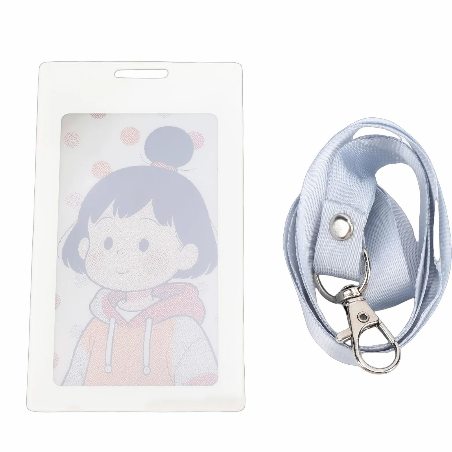 Porta Badge Elettronico, Badge Nominativi per Biglietti da Visita con Schermo a Inchiostro Elettronico da 3,7 Pollici, Porta NFC per Dipendenti d'ufficio con Cordino, Ideale per Supporto