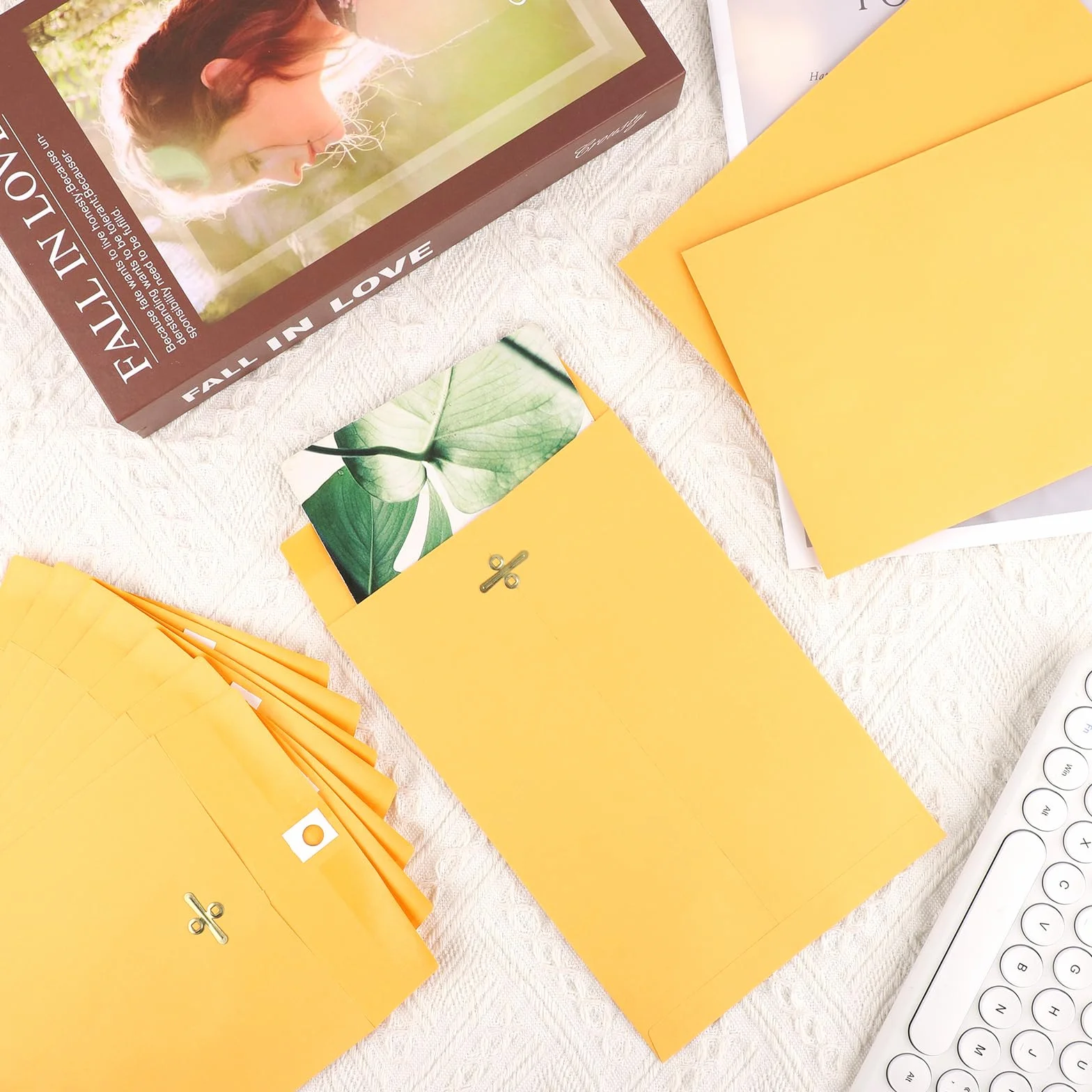 Buste Kraft Grandi Spesse con Chiusura Adesiva Heavy Duty 15,2x22,9cm 10pz