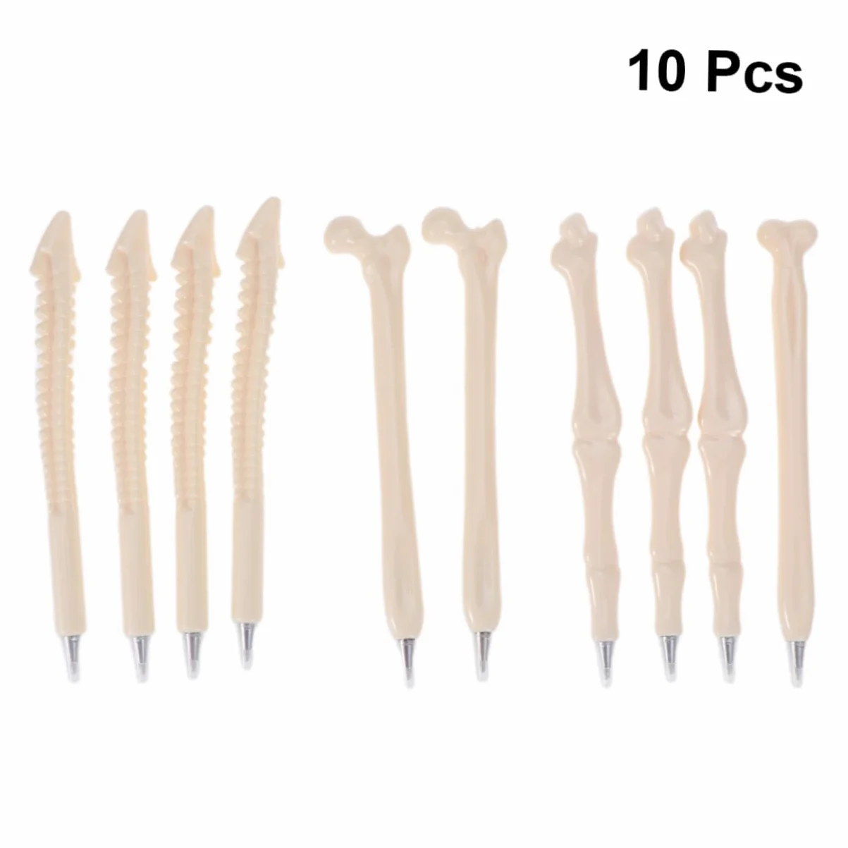 TEHAUX 30pezzi Penne Sfera Design Osseo Confezione Inchiostro Blu Per Medici e Studenti Stile Casual e Creativo Per Ufficio e Scuola
