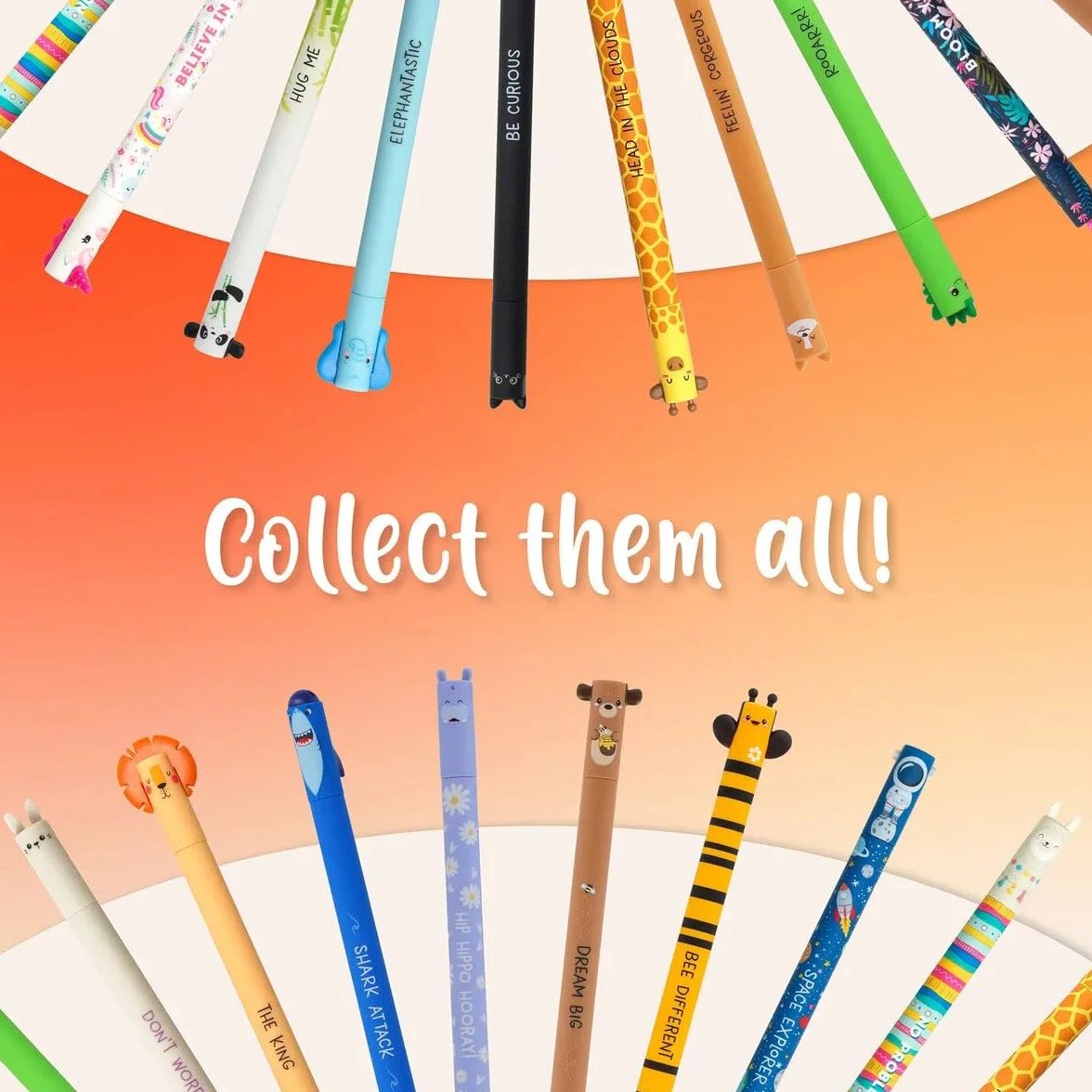 Legami Refill Penna Cancellabile, Inchiostro Blu, 3 Pezzi, 13 cm, Set di 2 Confezioni