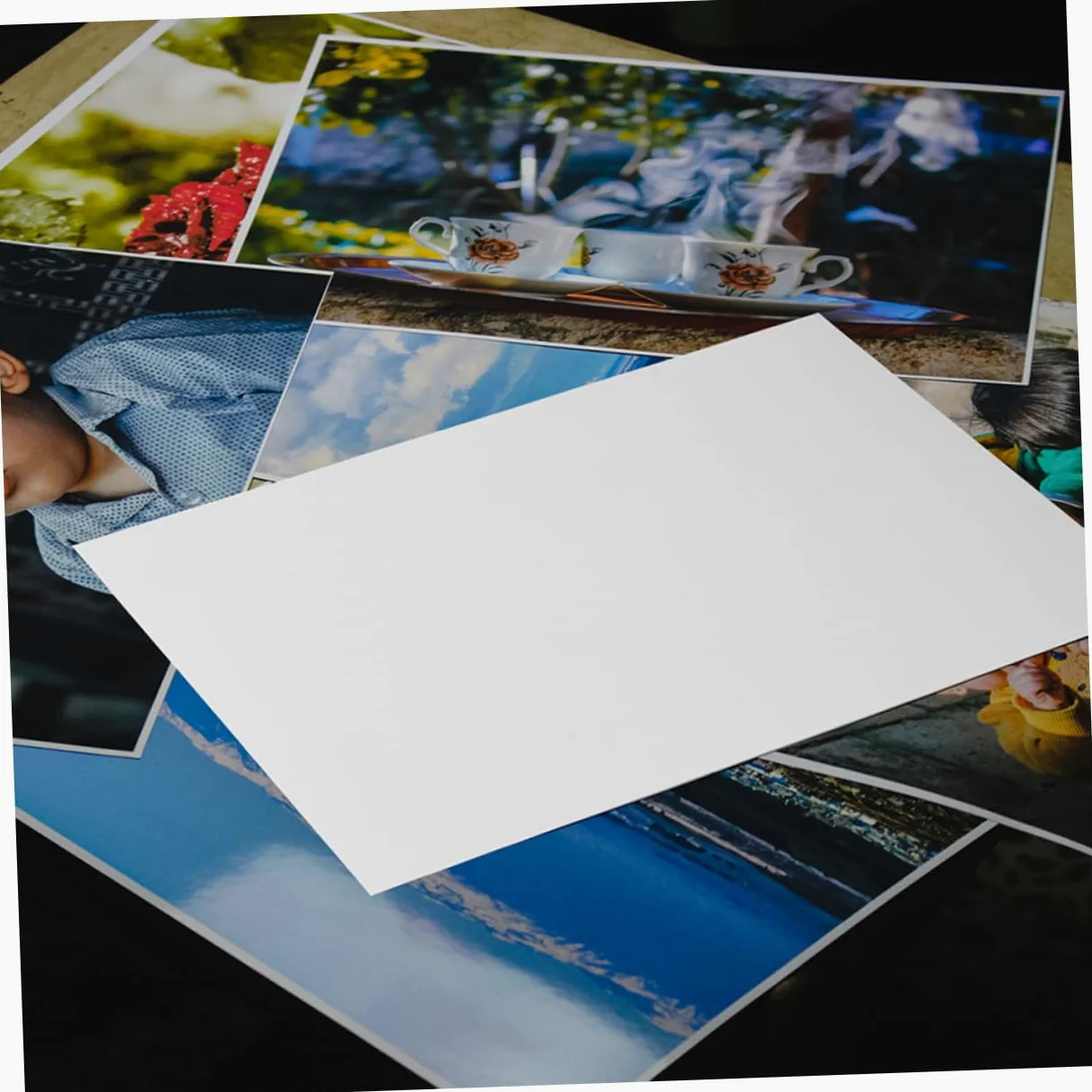 100pezzi Carta Fotografica Lucida Carta da Stampa Lucida Fogli per Stampante per Ufficio Fogli Fotografici per Stampante