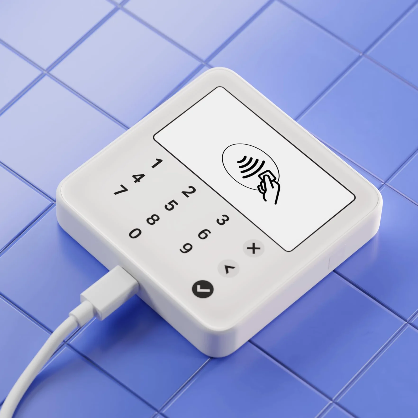 SUMUP Solo Lite Terminale POS Portatile Contactless Bluetooth Bianco