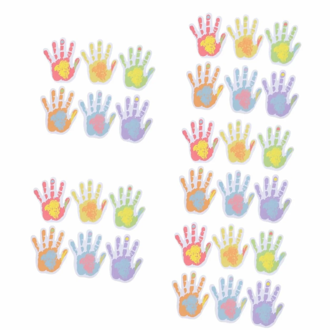 DOITOOL 5 Pezzi Foglietti Adesivi Colorati e Strappabili Note Adesive per Ufficio e Studio Facile Applicazione e Rimozione per Insegnanti e Professionisti