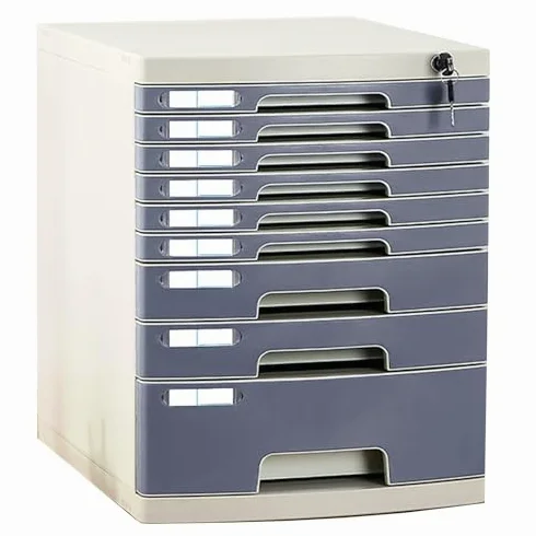 Questo Contenitore Portadocumenti con Serratura è Un Organizer da scrivania Portatile per Fogli A4, Documenti, Forniture per Ufficio, Posta e cancelleria, con cassetti Multipli per riporre o