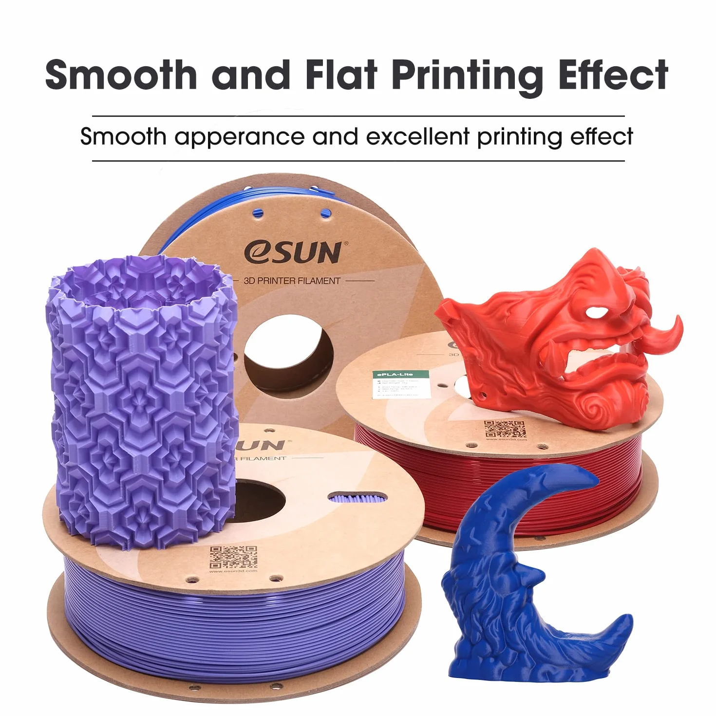 eSUN PLA Filamento 1,75 mm 1 kg Bobina Precisione Dimensionale +/- 0,03 mm per Stampante 3D