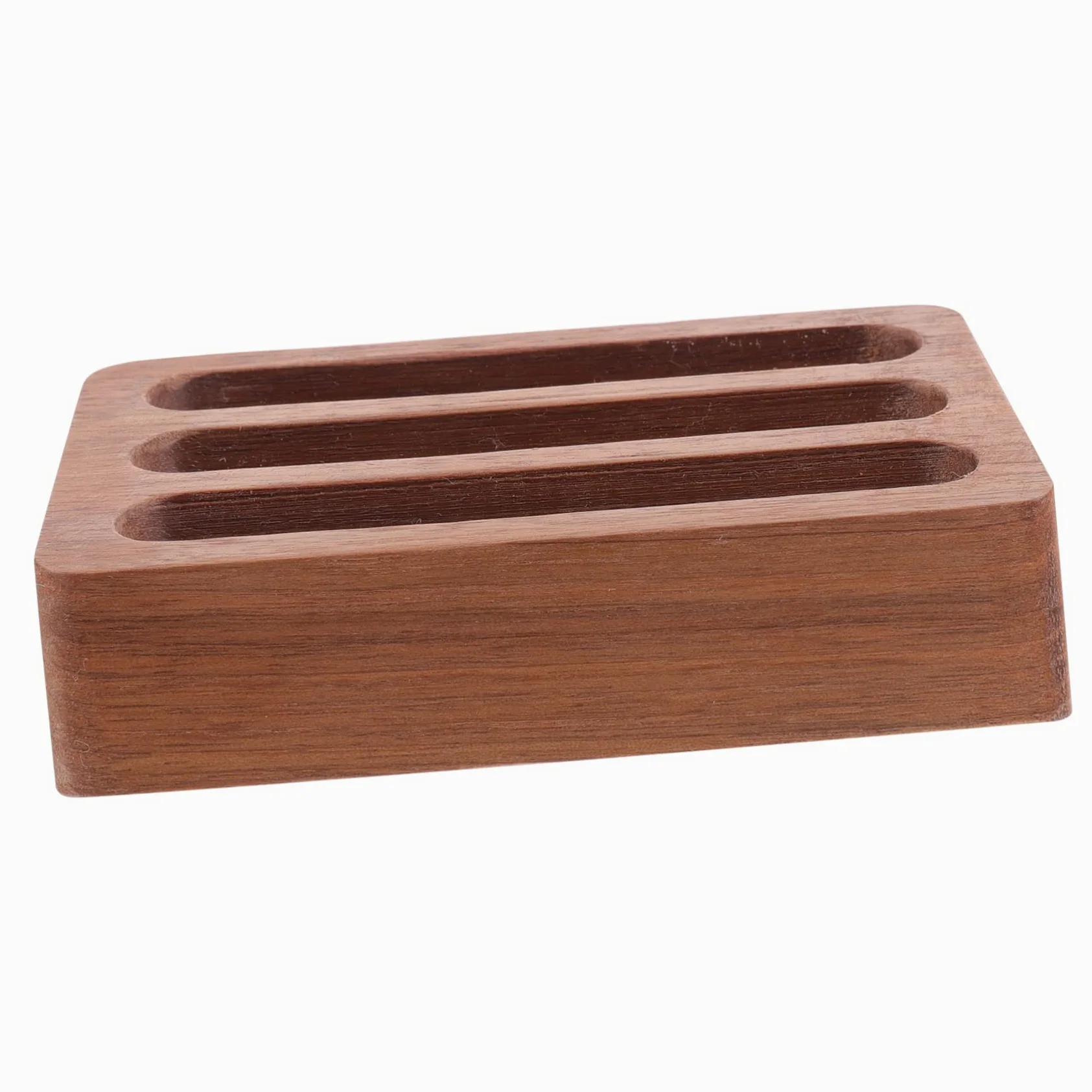 Lurrose 2 Pezzi Porta Biglietti Da Visita in Legno Porta Biglietti Da Visita Accessorio Da Scrivania Organizza Biglietti Elegante Arredamento Per Ufficio
