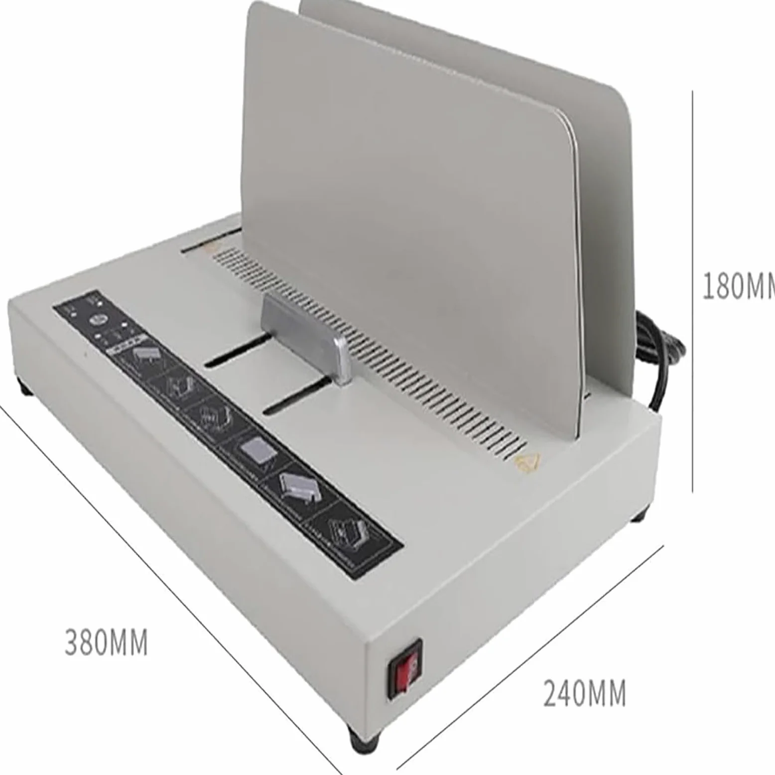 Rilegatrice termica, strumento per rilegatura documenti, riscaldamento PTC, rilegatura fino a 500 fogli, ideale per album fotografici, relazioni e documenti