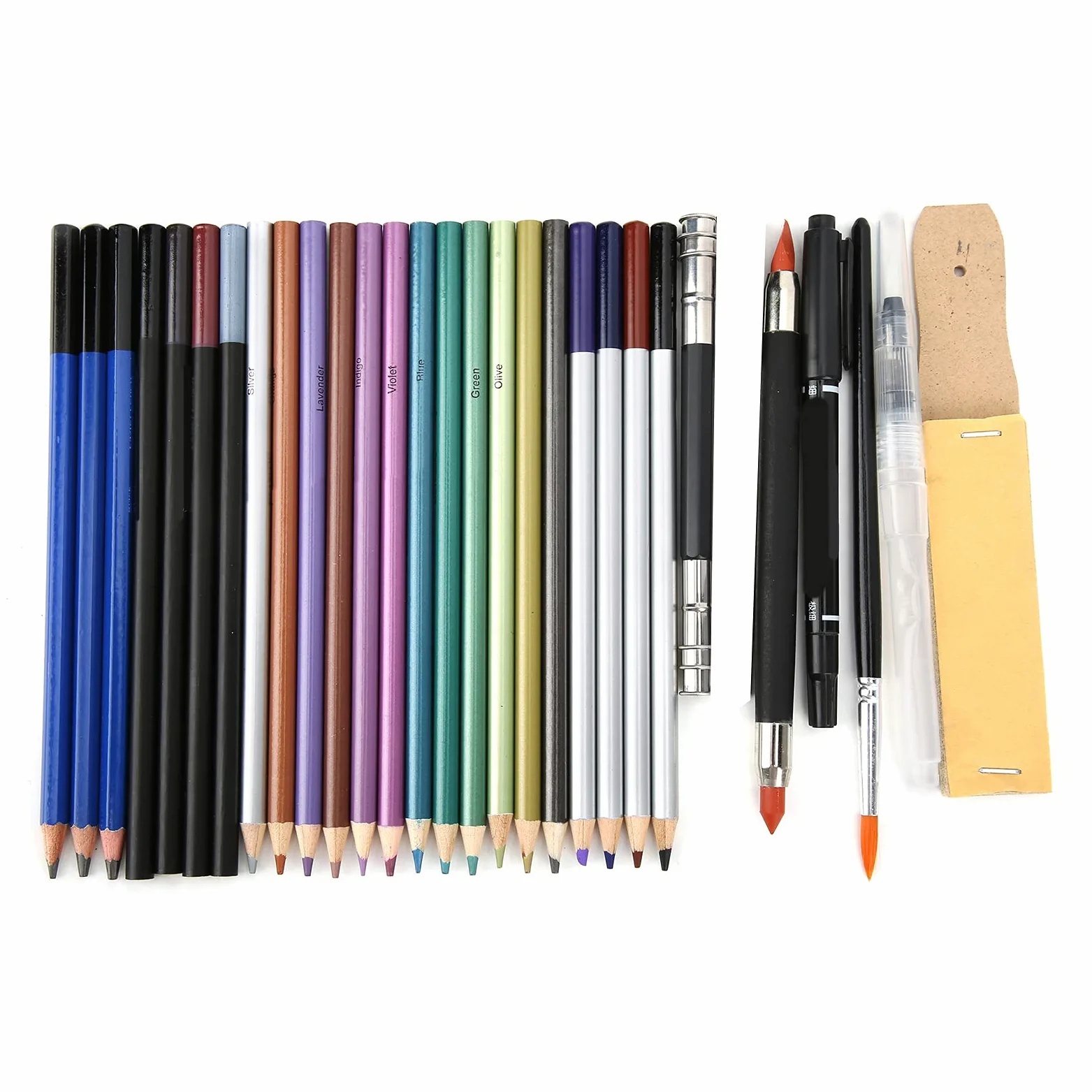 Set di matite colorate per scrittura, penna per schizzi, creazione artistica, per disegni da colorare