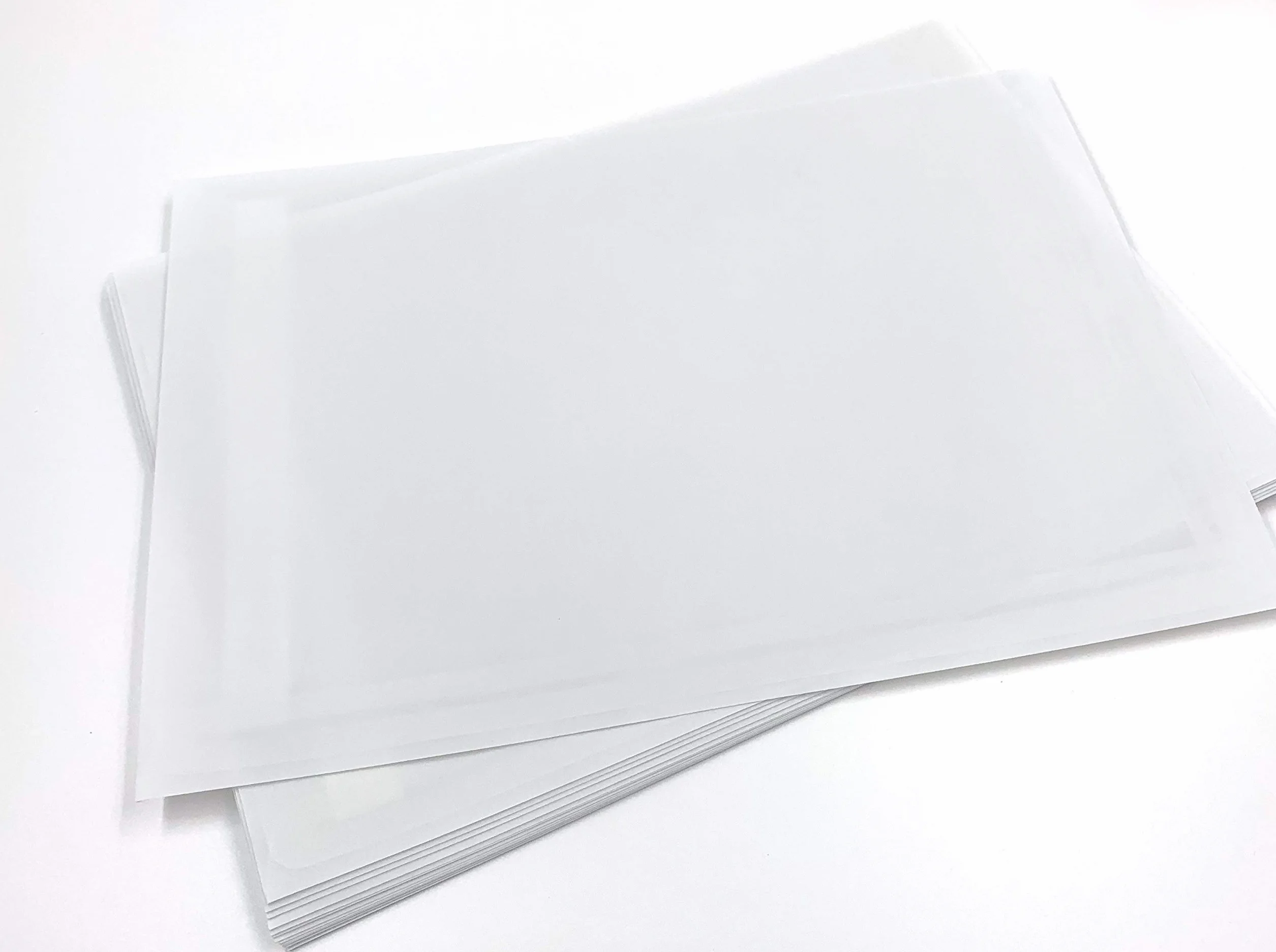 umschlag-discount – buste da spedizione trasparenti in carta di pergamina per lettere informative, buoni, opuscoli pubblicitari & Co - 25 buste autoadesive con le dimensioni 324 x 229 mm (DIN C4)