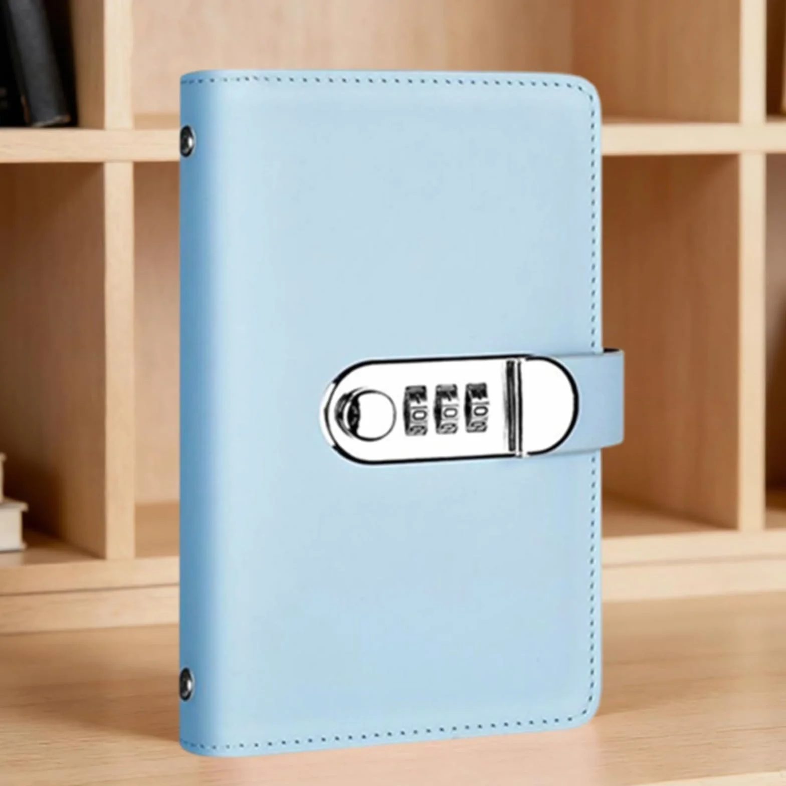 Savings Challenge Binder PU Leather Money Saving Budget Organizer Wallet with 100 Envelopes and Combination Lock