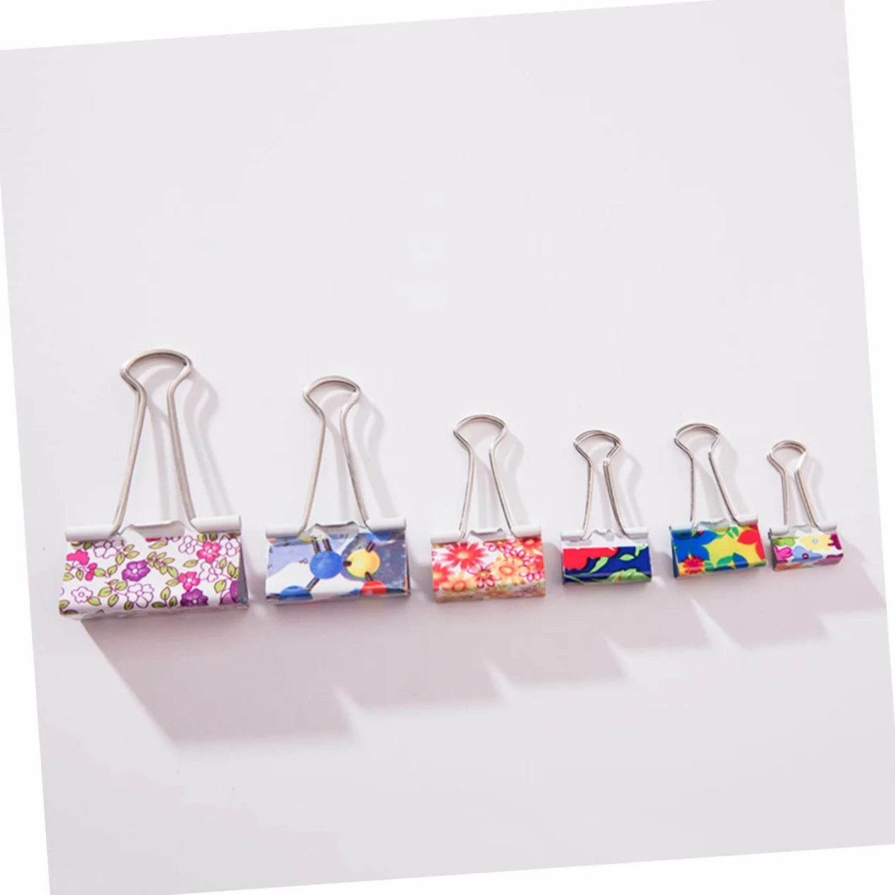 Binder Clips 25mm 48 Pezzi in Metallo, Clip a Coda Lunga | File Clips per Casa e Uso di Cancelleria Ufficio, Back To School Party, Cartoleria e Materiale Scolastico Colore Casuale
