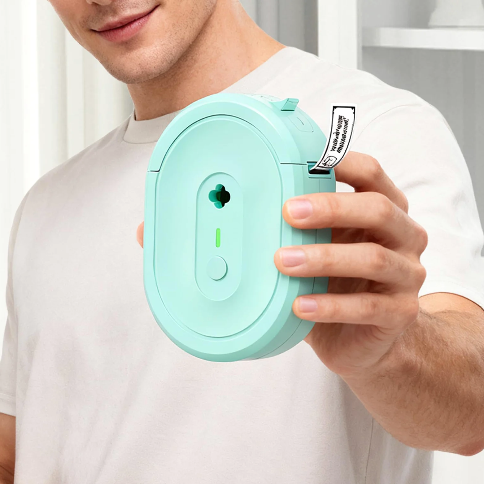 Stampante Per Etichette Stampa termica portatile wireless senza inchiostro | Mini etichettatrice adesiva termica wireless per casa ufficio scuola affari insegnanti studenti artigianato appassionat