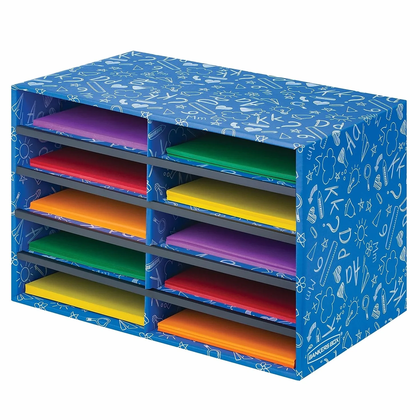 Bankers Box Classroom 10 scomparti Letteratura Sorter, Singolo (3384201)