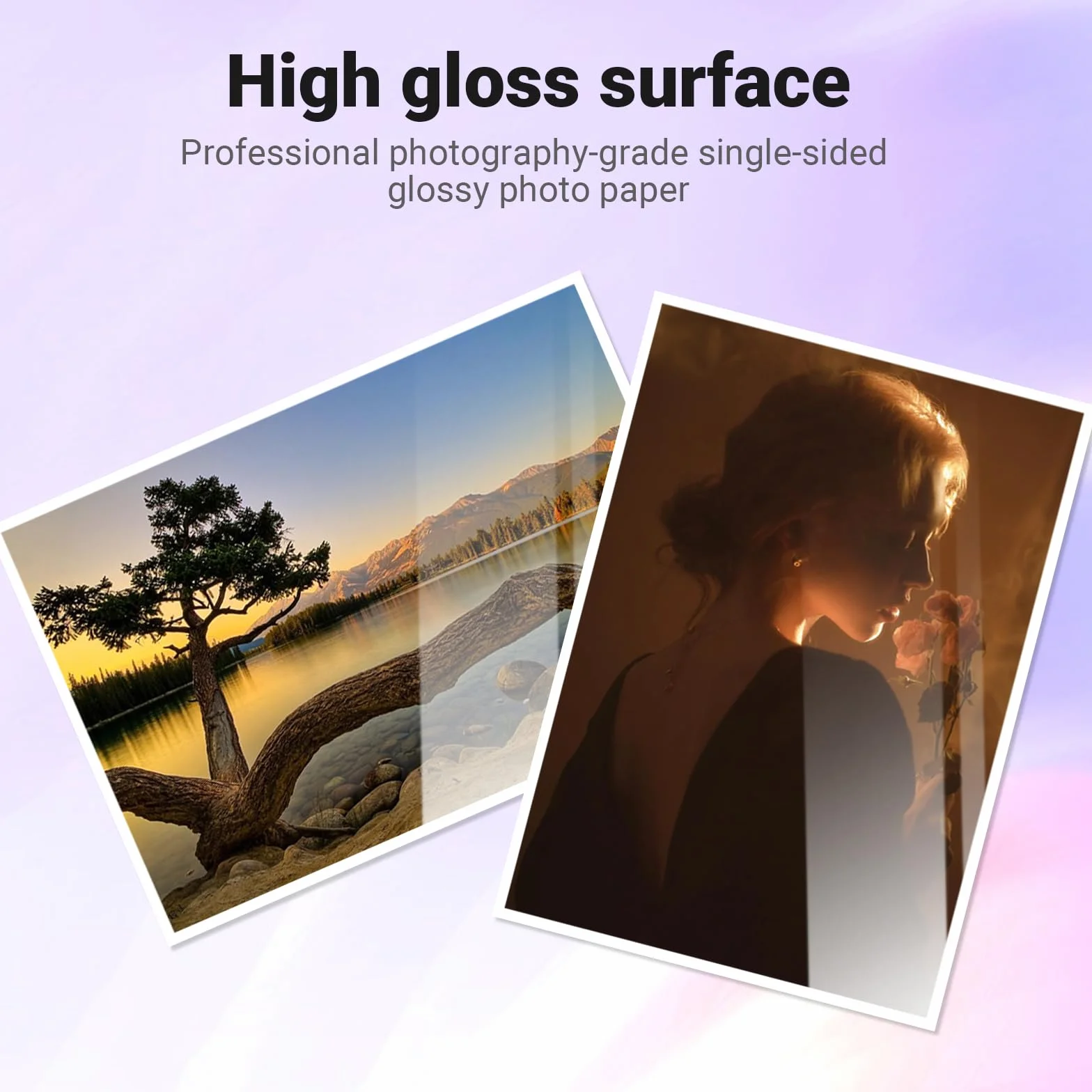 Carta Fotografica Lucida 10x15 cm 230 g/m² 200 Fogli per Stampante a Getto d'Inchiostro