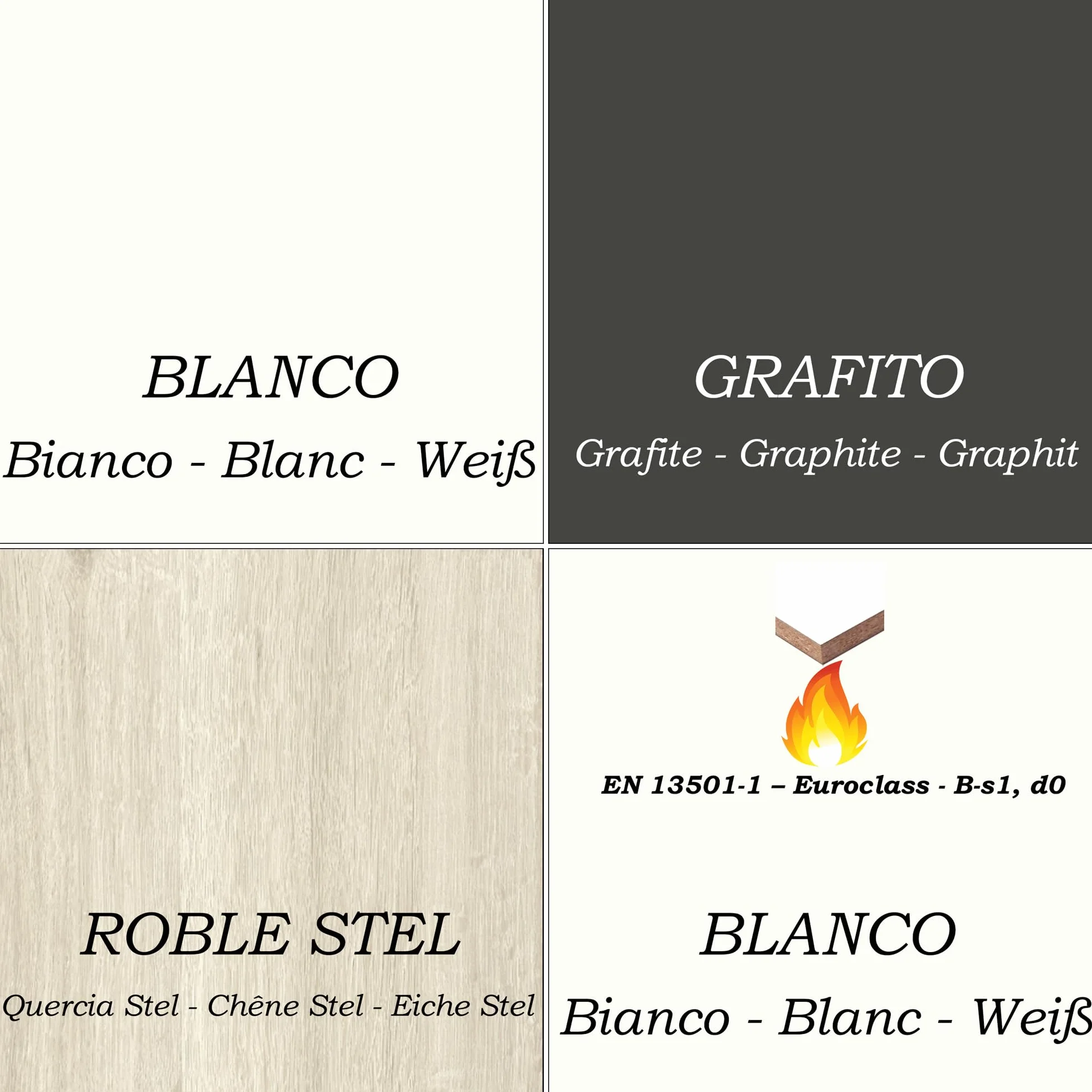 Henor Bancone Reception Ebro. 110 x 60/75 x 110 cm. Legno Con tavolo interno. Ideale per ufficio, reception, attenzione, commercio. Bianco Opaco