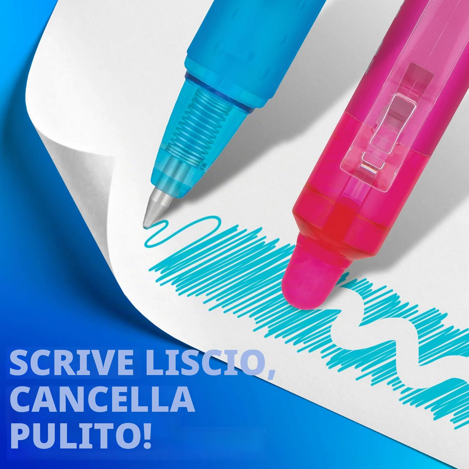 PILOT Penna 14447 FriXion Clicker Cancellabile, Ricaricabile & Retrattile Penna inchiostro gel, Punta fine, Colori assortiti, Confezione da 15
