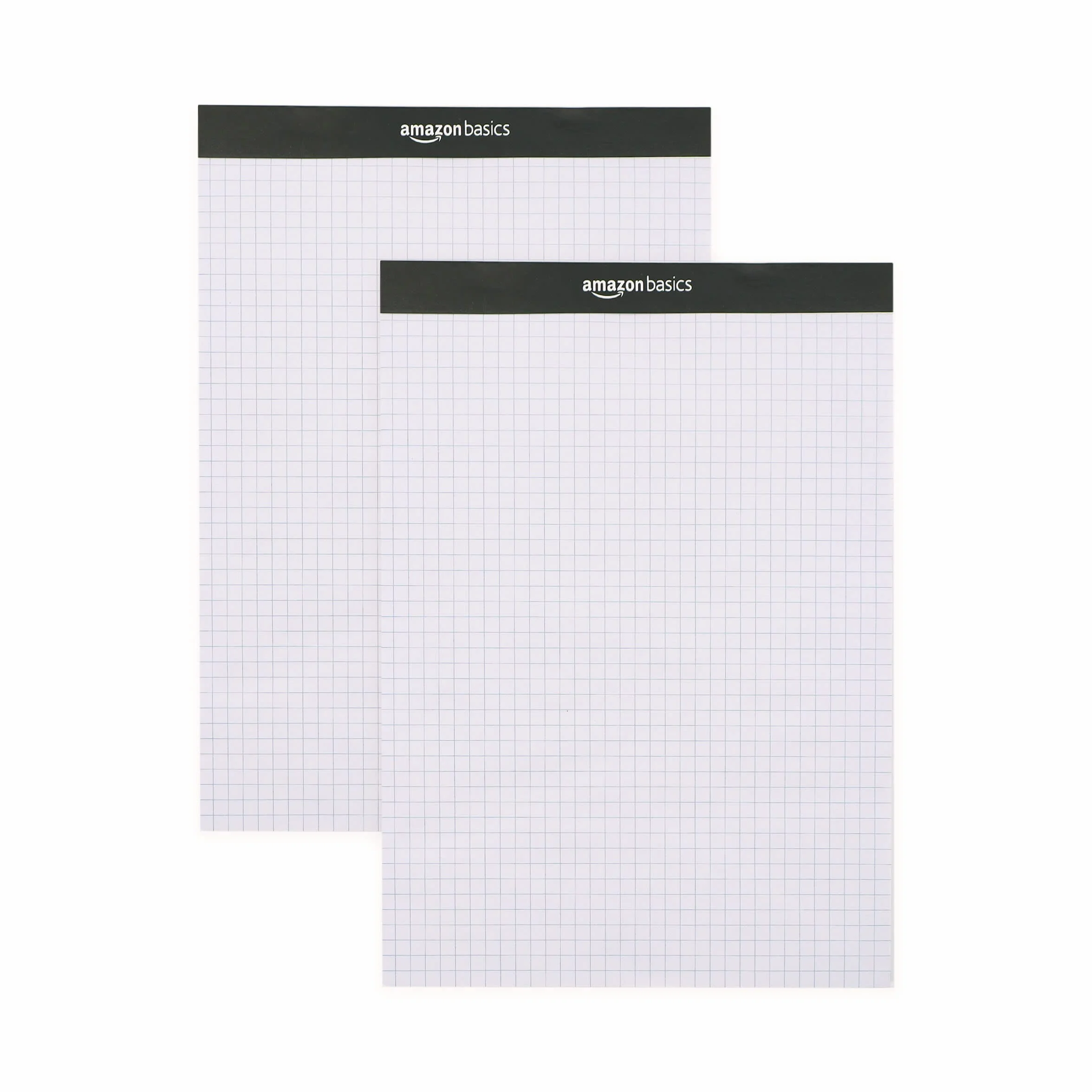 Amazon Basics Blocco di carta a quadretti Letter, 20,5 x 22,7 cm, Bianco, confezione da 2