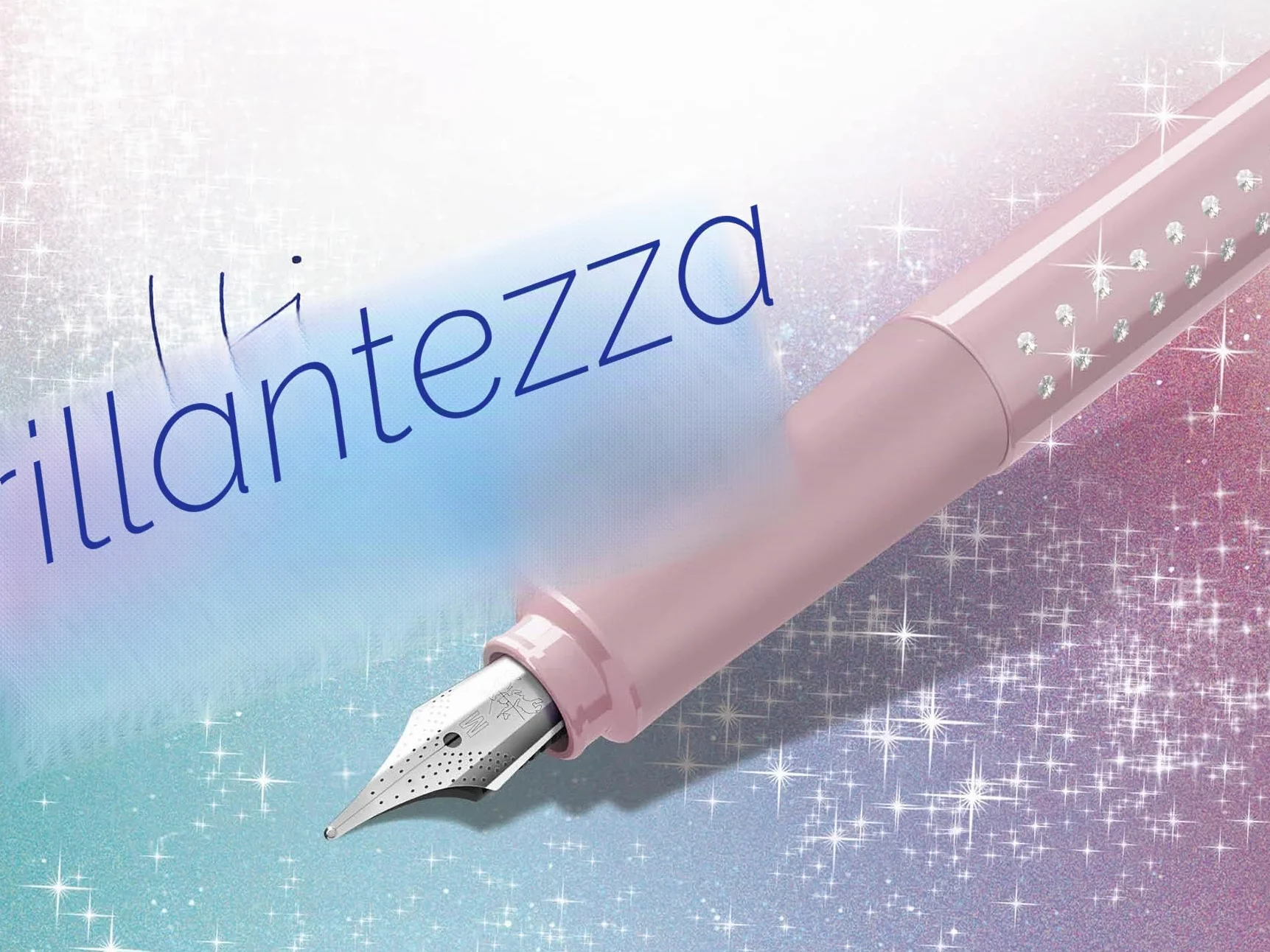 Faber-Castell Stilografica Sparkle M Oceano