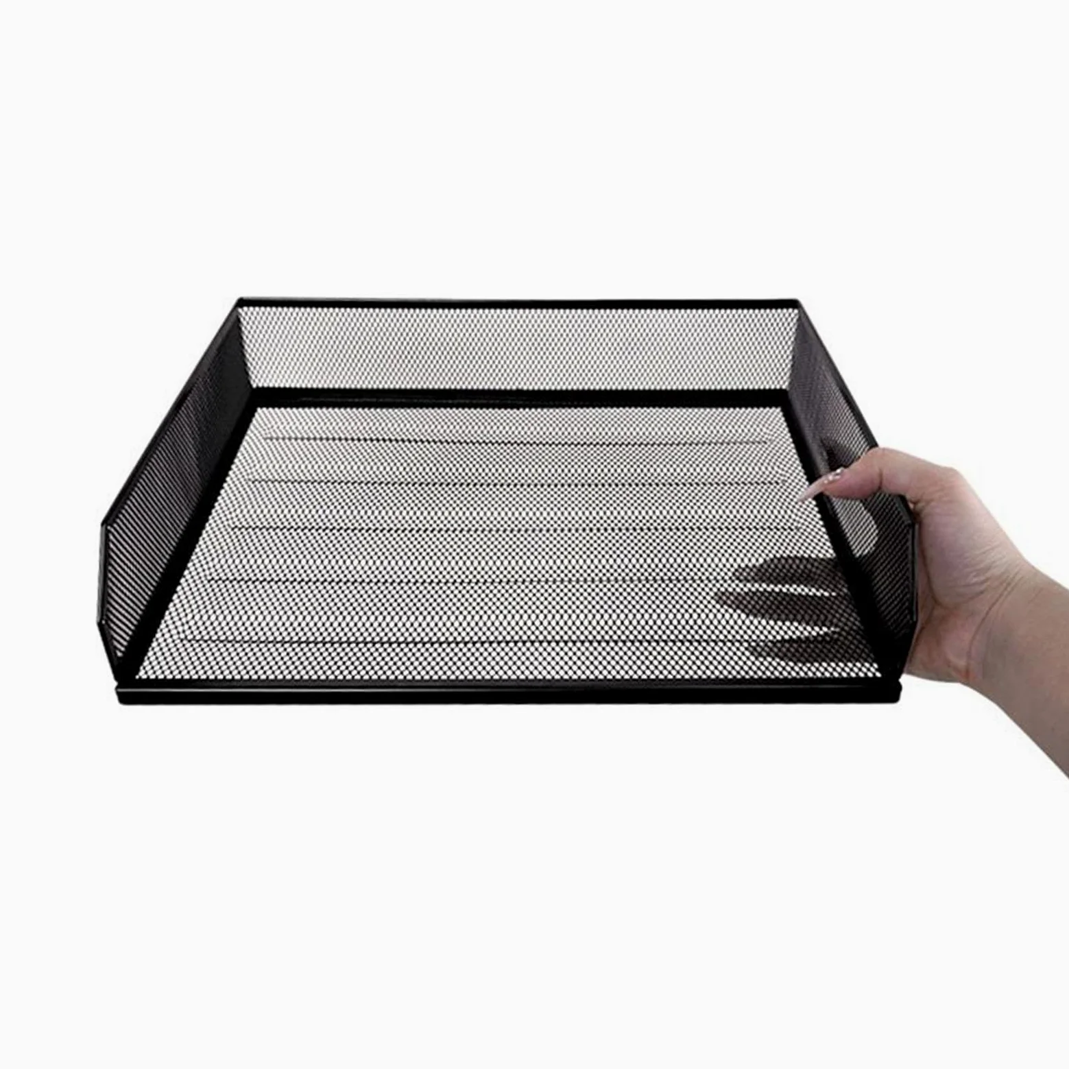 Organizer per : portadocumenti verticale per riporre l'area di lavoro | Organizer da tavolo impilabile in rete per ufficio, scuola, aula, sala studio, cassettiera, tavolo, scrivania, lavo
