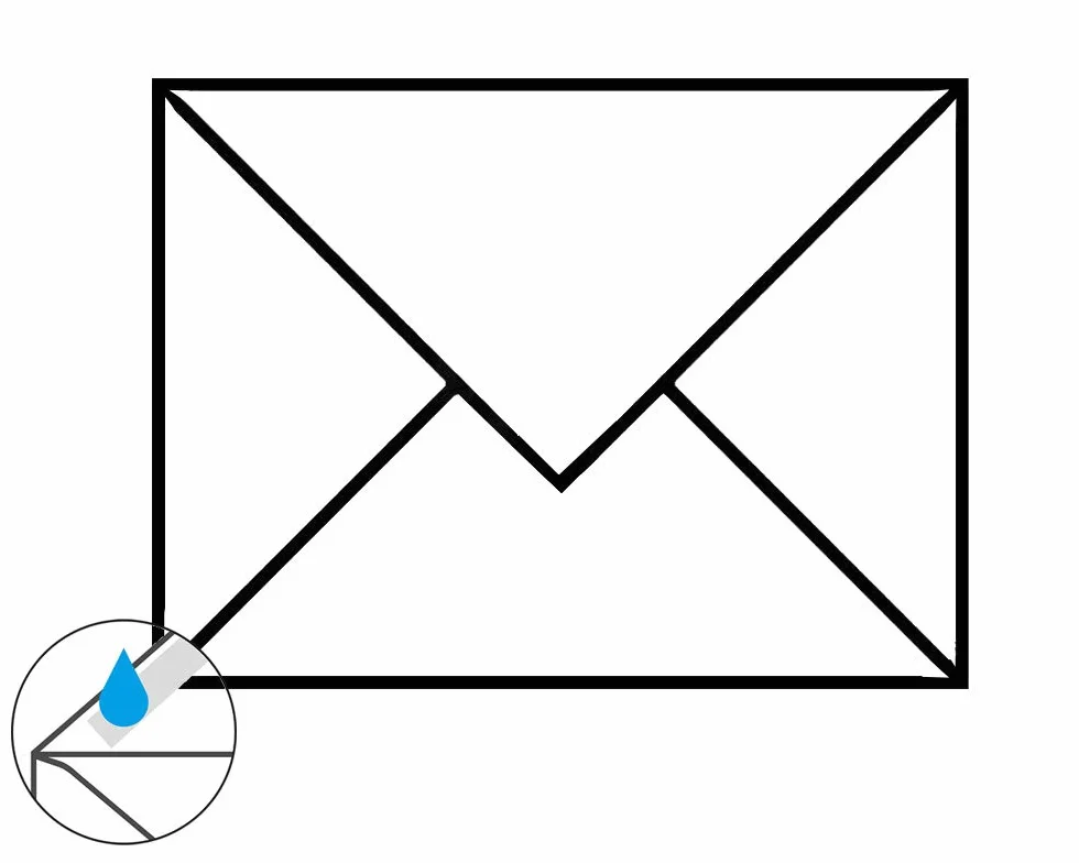 Buste da lettera DIN C6, 114 x 162 mm, con chiusura ad aletta umettabile, 120 g/m², con sorpresa, del marchio Paper24, 60 trasparente, 2000 pezzi