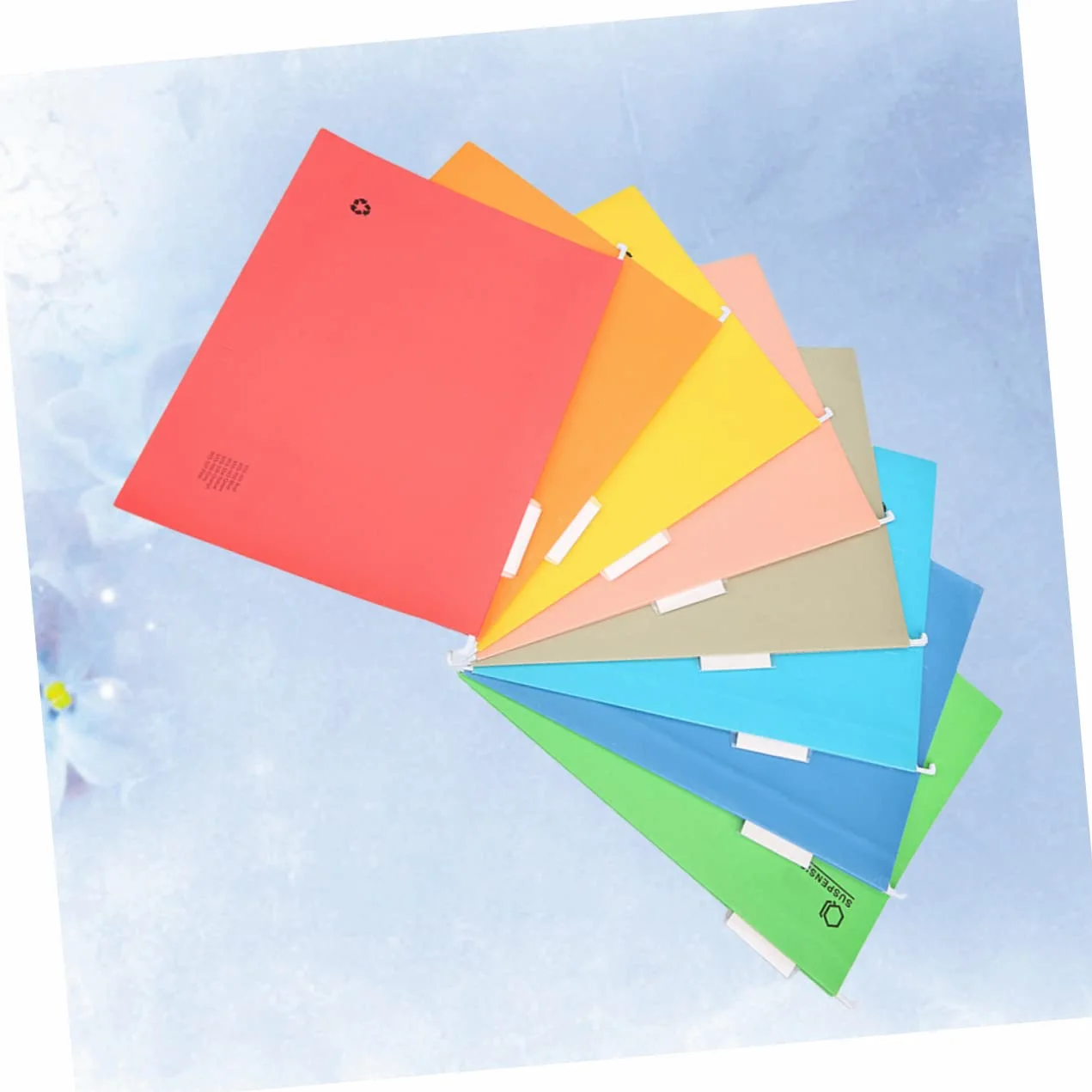 Angoily 3 Set Cartelline Appendibili Colorate Carta Per Organizzazione Documenti Per Ufficio E Casa Facili E Classificare Materiale Resistente E 8 Pezzi * 3