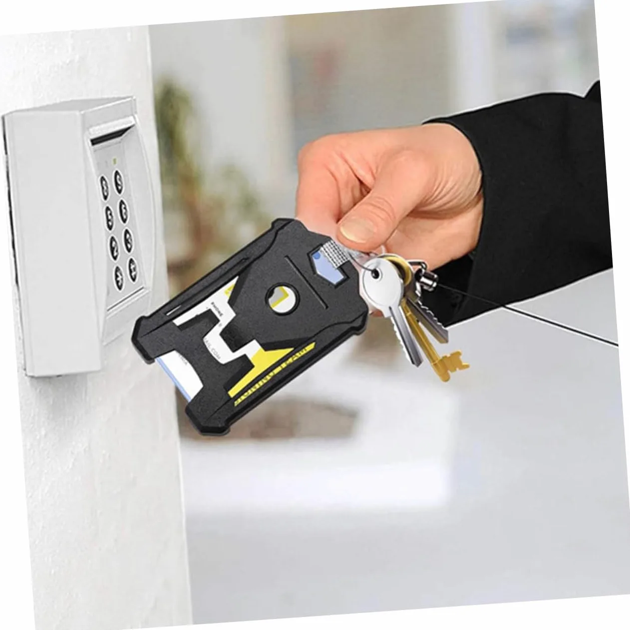 3sets Badge Retrattile Con Clip Custodia Per Documenti Id Compatibile Con e Resistente Protegge Danneggiamenti e