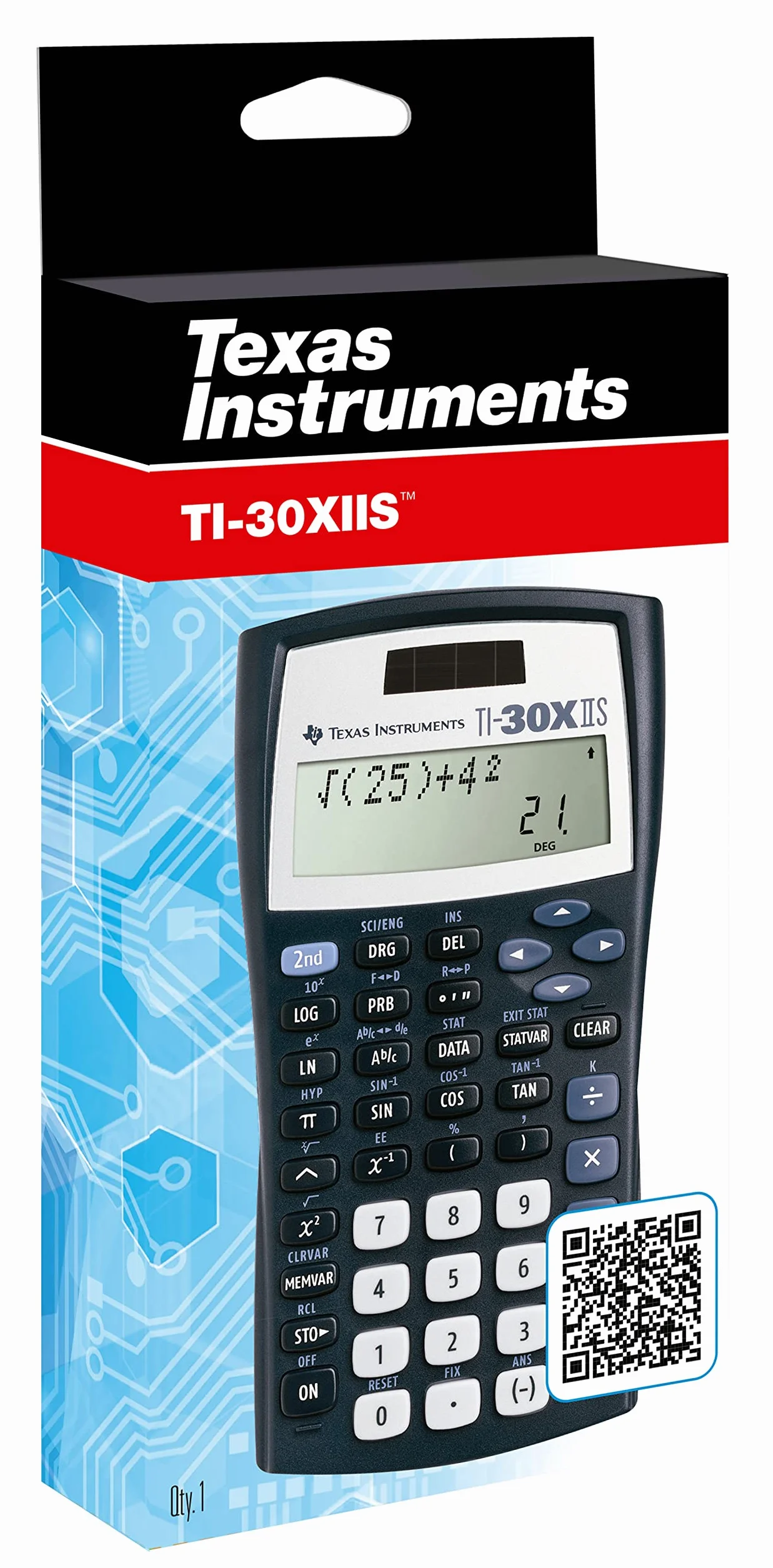Texas Instruments TI 30X II Solar Calcolatrice Tascabile