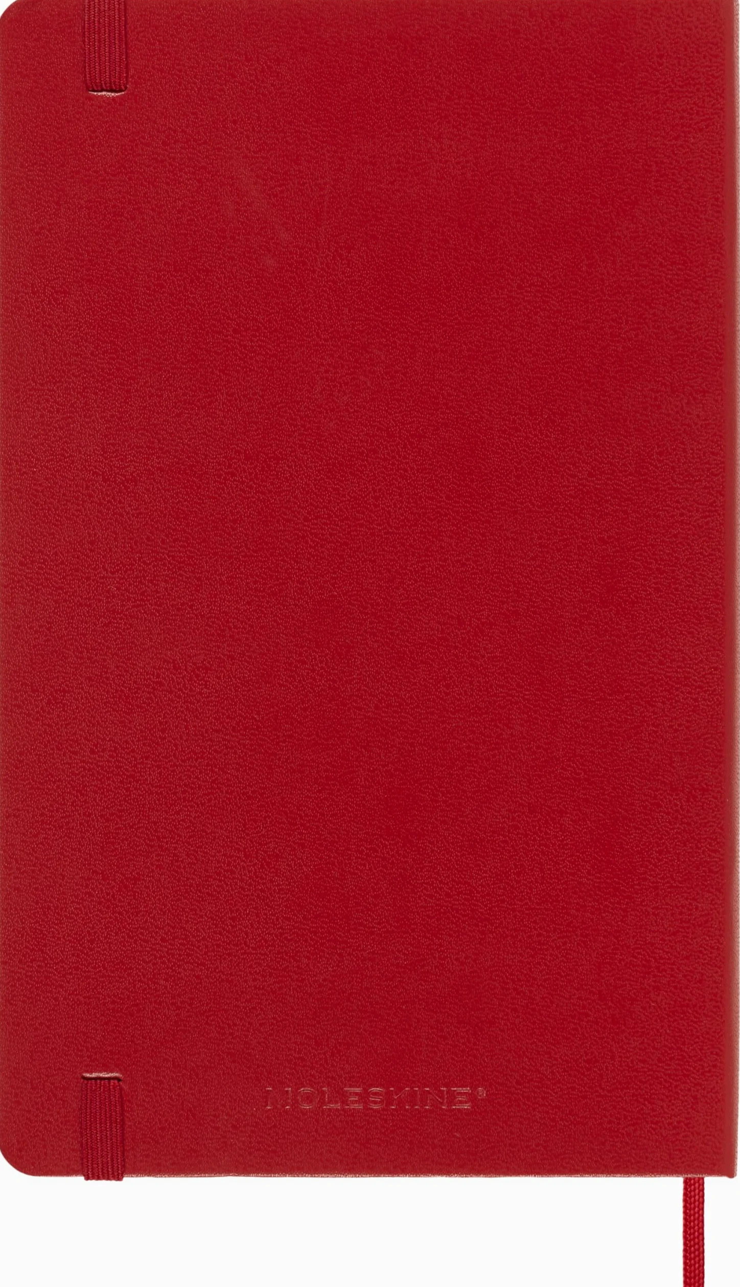 Moleskine Weekly Planner 2024-2025, Agenda Settimanale 18 Mesi 2025 Con Spazio Per Note, Con Copertina Rigida e Chiusura Elastica, Formato Large 13 x 21 cm, Colore Rosso Scarlatto