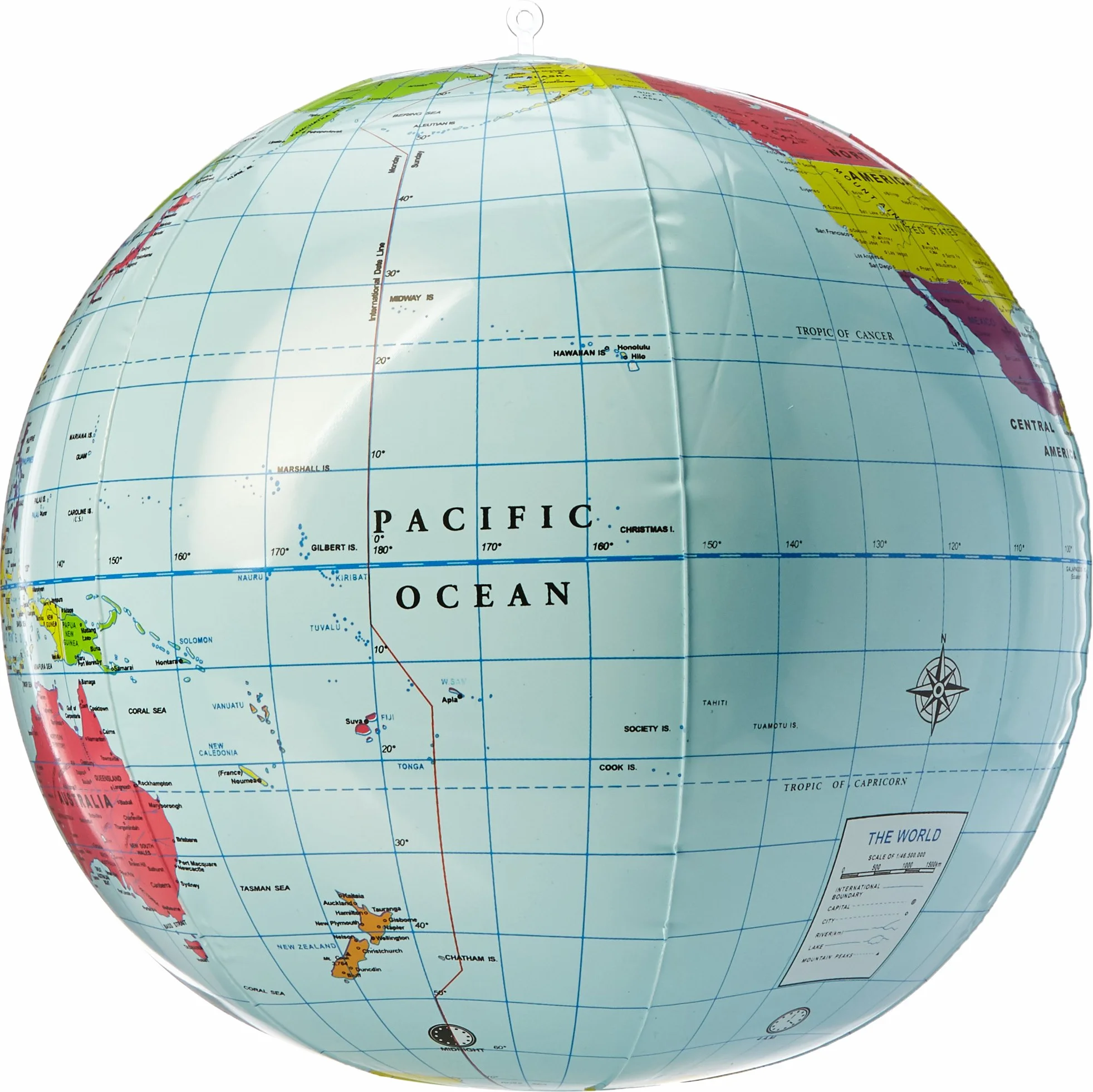 Learning Resources Mappamondo Gonfiabile 30 cm Globo Didattico Bambini 5+ Anni