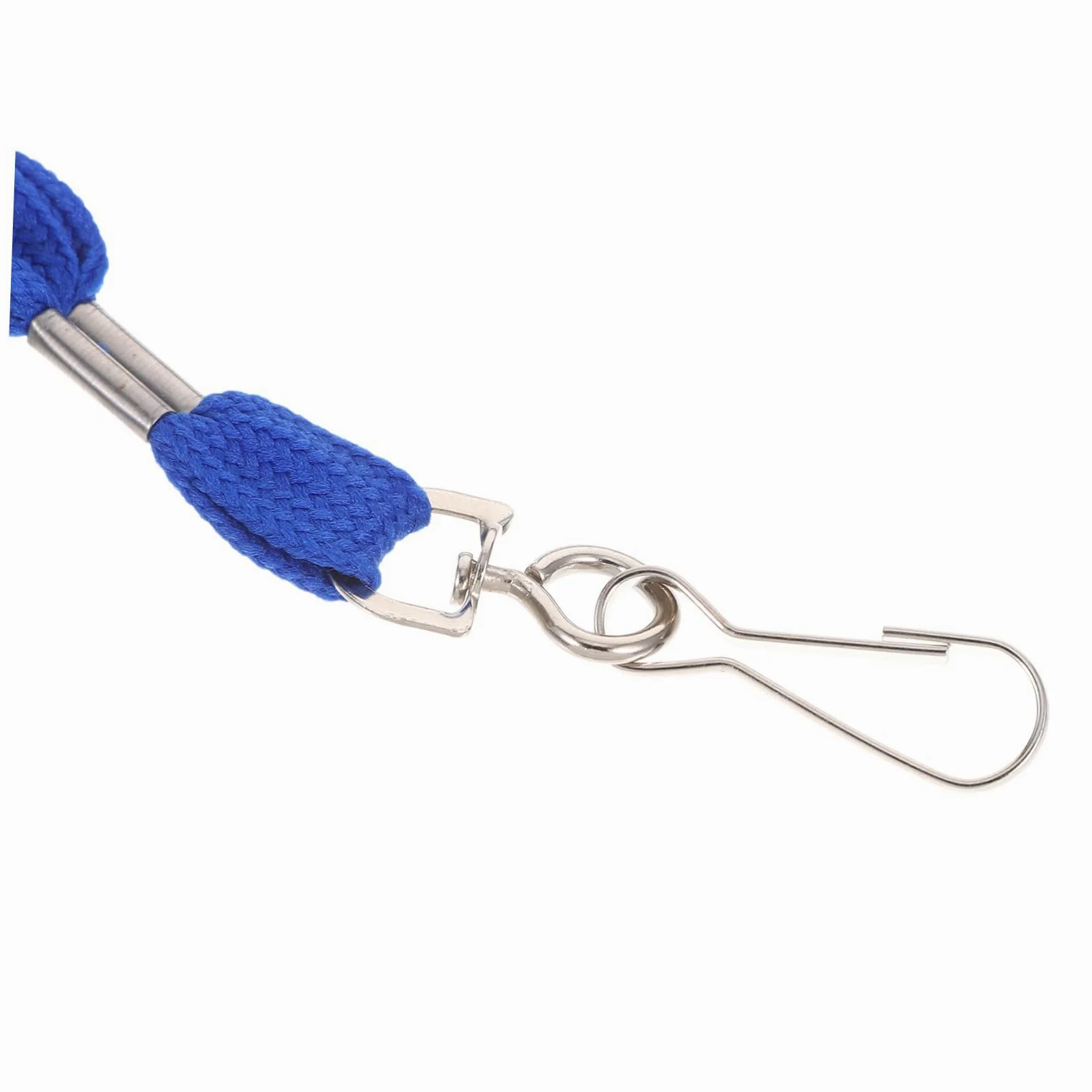 Alipis 100 pezzi Cordini Porta Badge da Collo Leggeri con Clip Rilascio Rapido Cinghia Morbida per Id Ufficio Scuola e Eventi Confezione da Blu