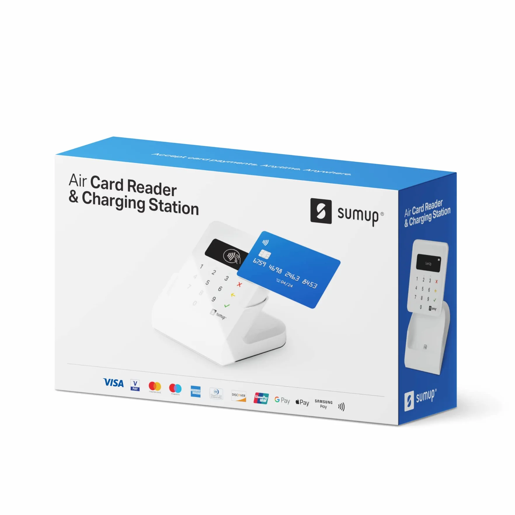 SumUp Air Bundle USB Lettore di carte Air e Base di ricarica