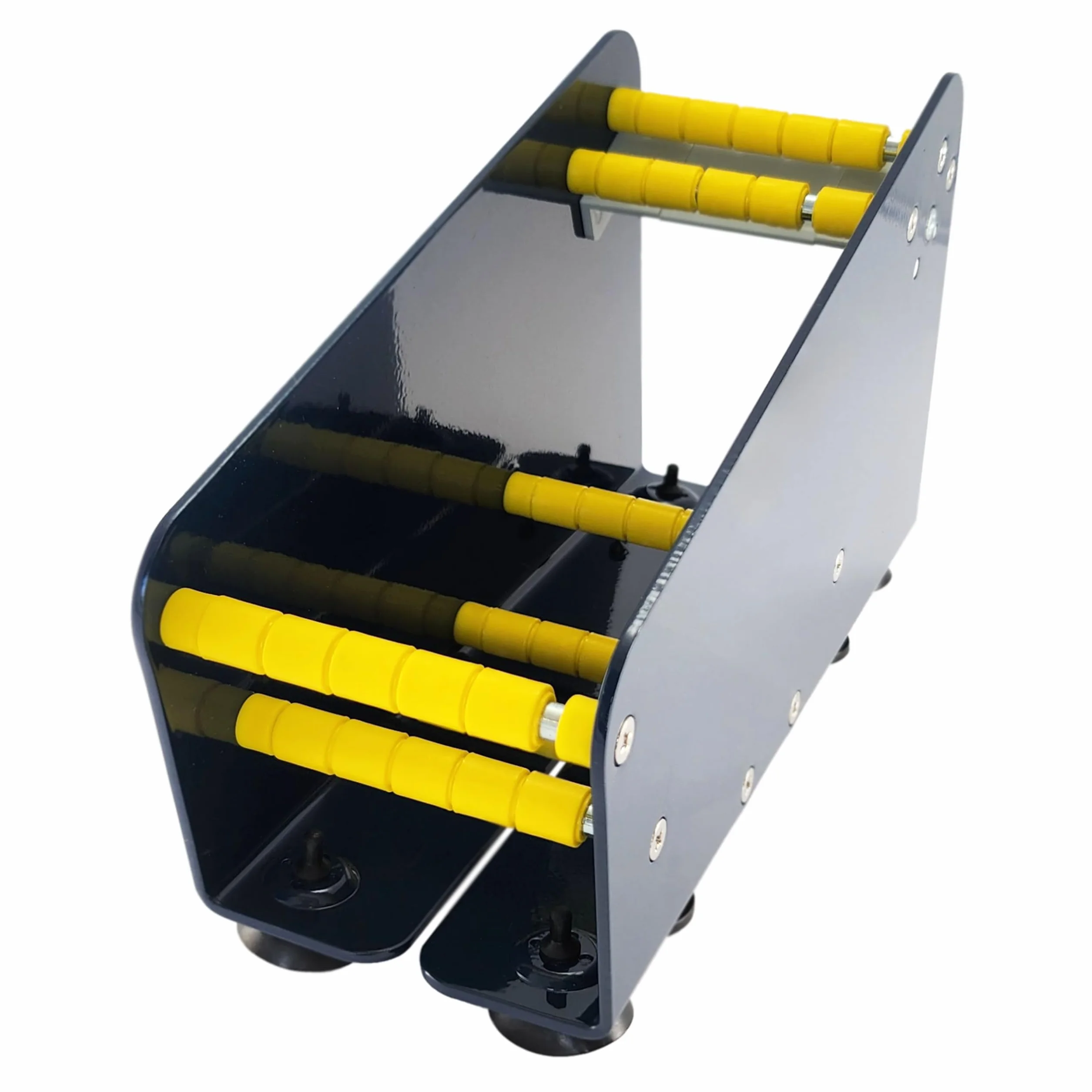 Dispenser manuale per etichette adesive in metallo 75 mm distributore da tavolo