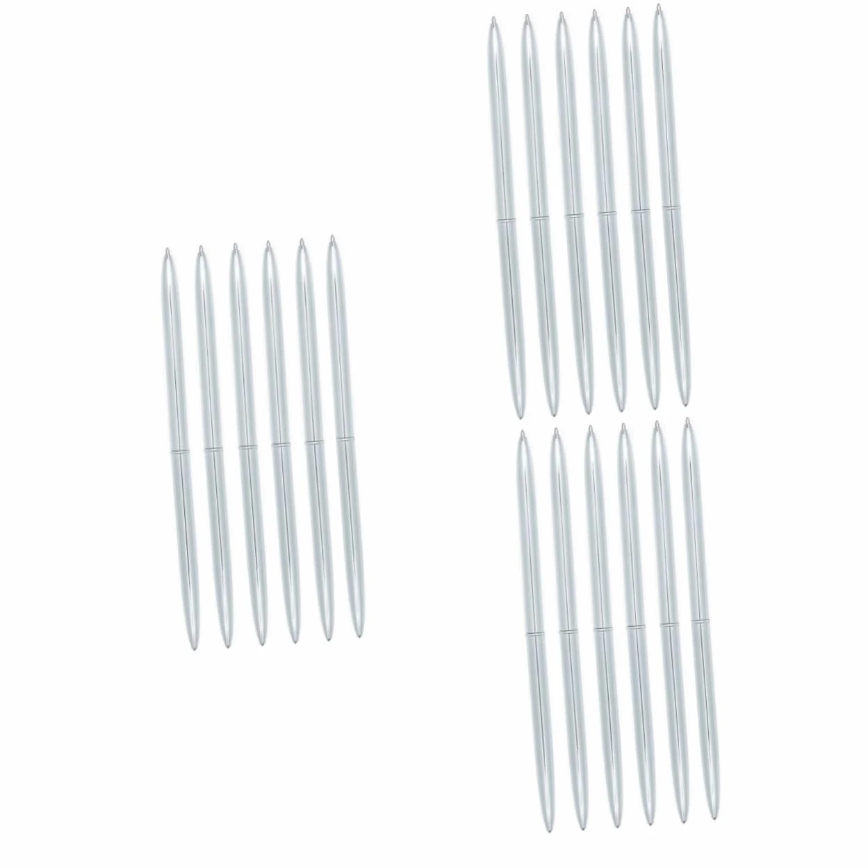 EXCEART Penne A Sfera Da 18 Pezzi Penna A Sfera In Argento Nero
