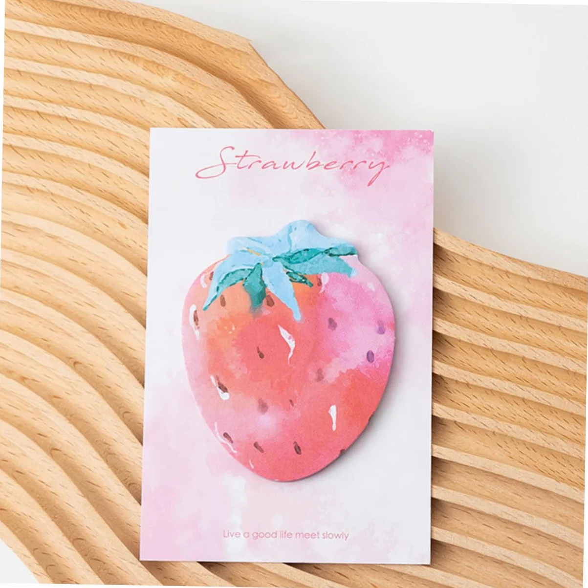 ARTIBETTER 4 Pezzi 8 Note adesive a forma di frutta pastiglie colorato divertente taccuini di uso quotidiano adesivi promemoria scolastici taccuini compatti nota adesivo Carta